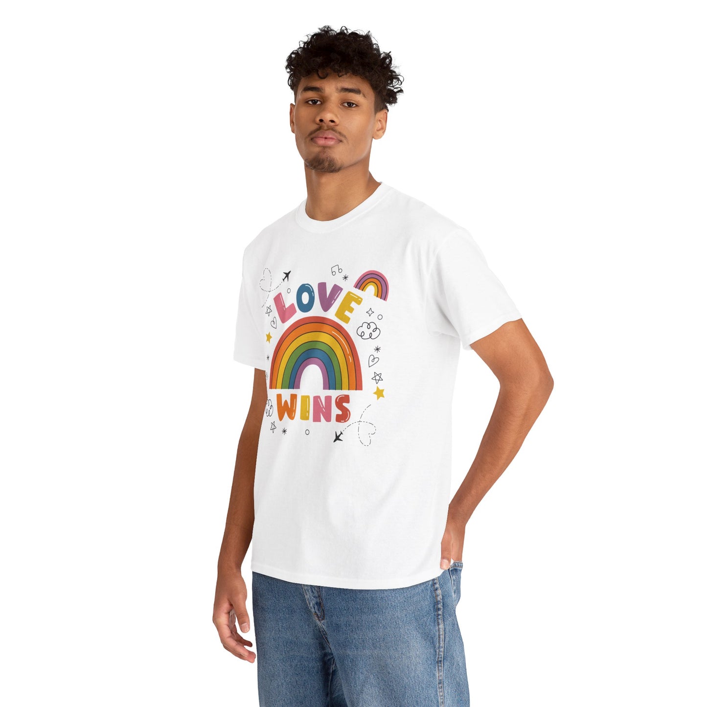 Love Wins Pride Month Unisex Cotton T-Shirt