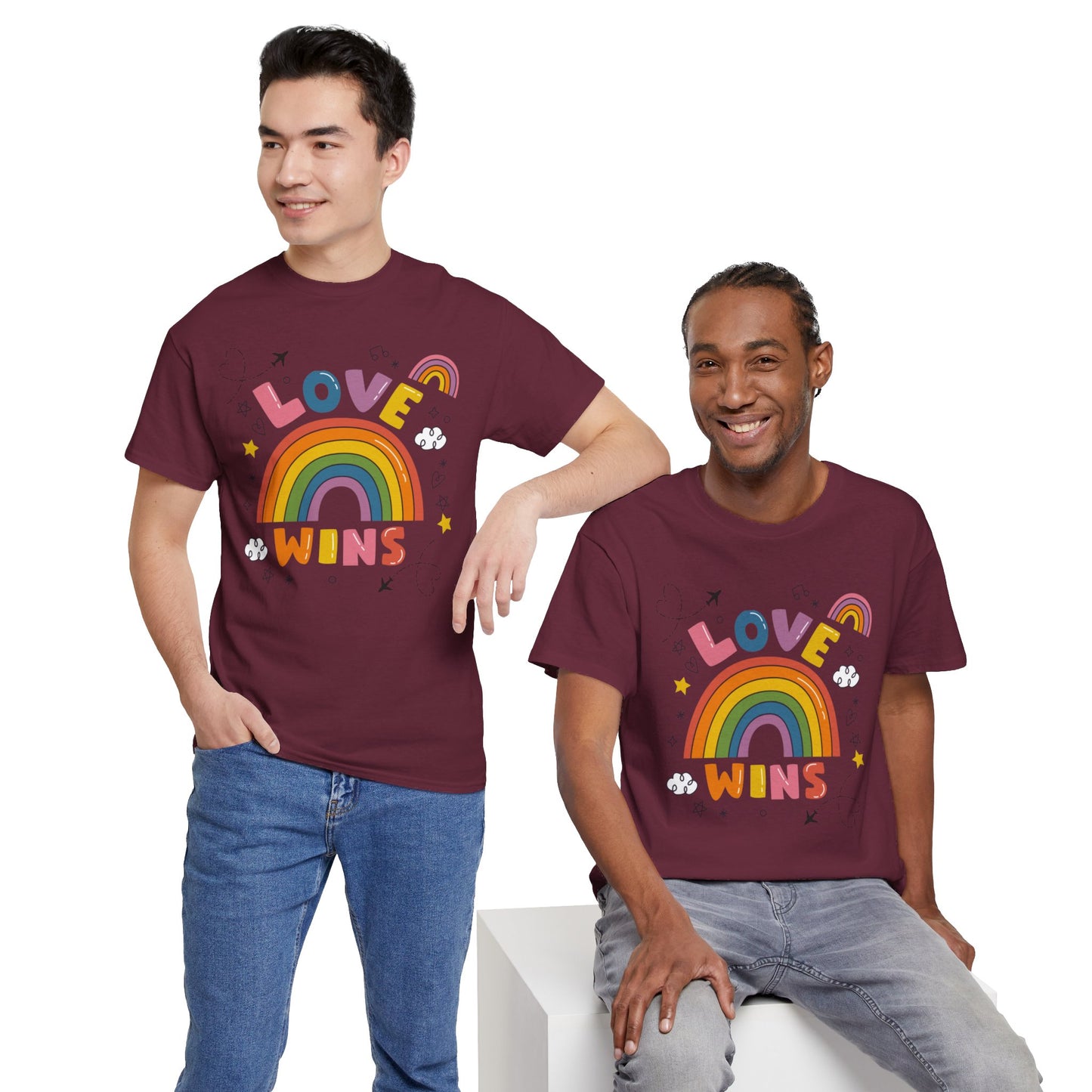 Love Wins Pride Month Unisex Cotton T-Shirt