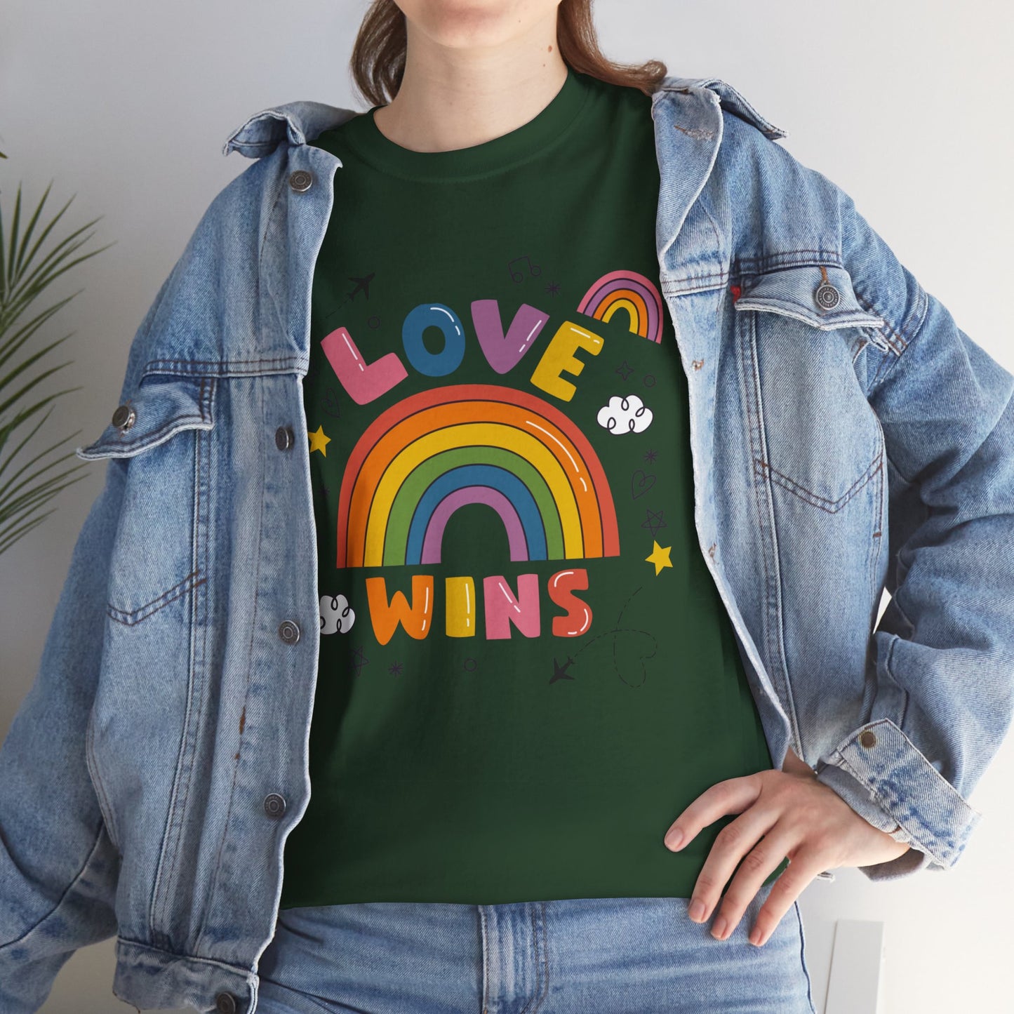 Love Wins Pride Month Unisex Cotton T-Shirt