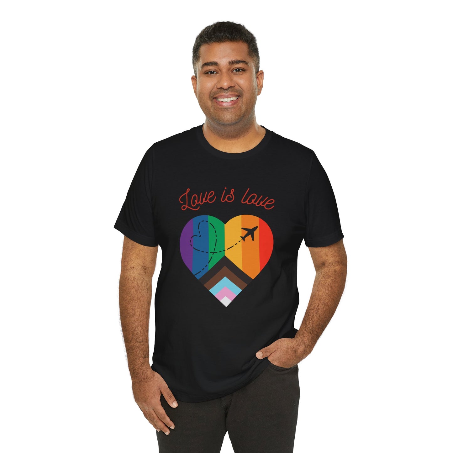 Love is Love Pride Month Unisex Jersey Short Sleeve T-Shirt