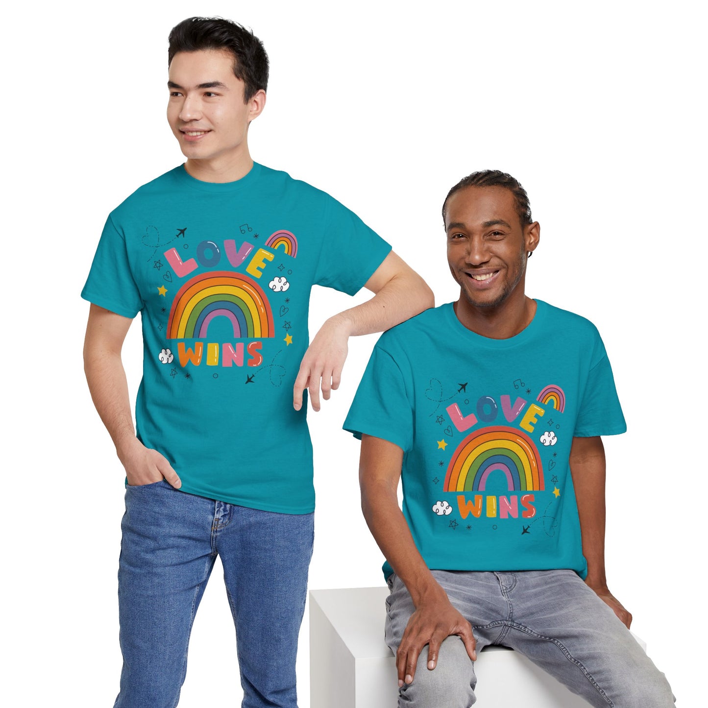 Love Wins Pride Month Unisex Cotton T-Shirt