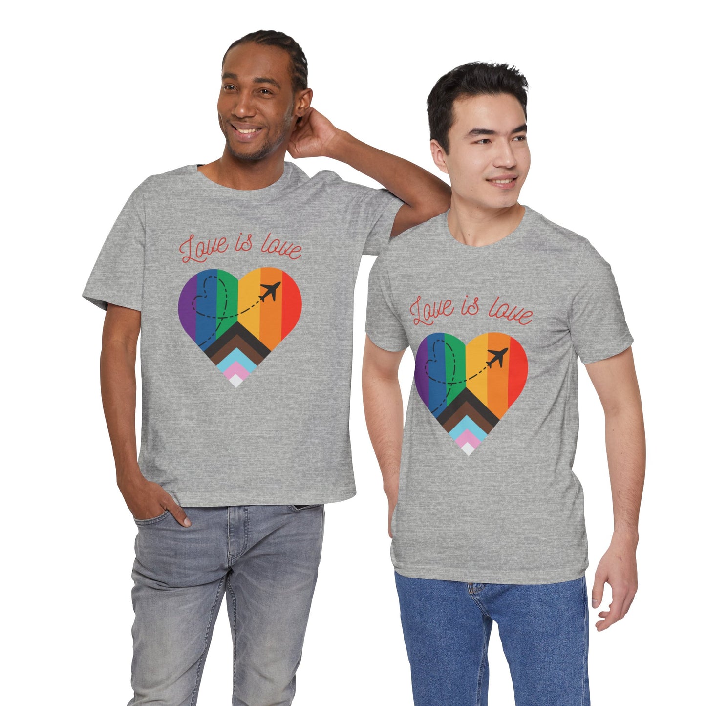 Love is Love Pride Month Unisex Jersey Short Sleeve T-Shirt