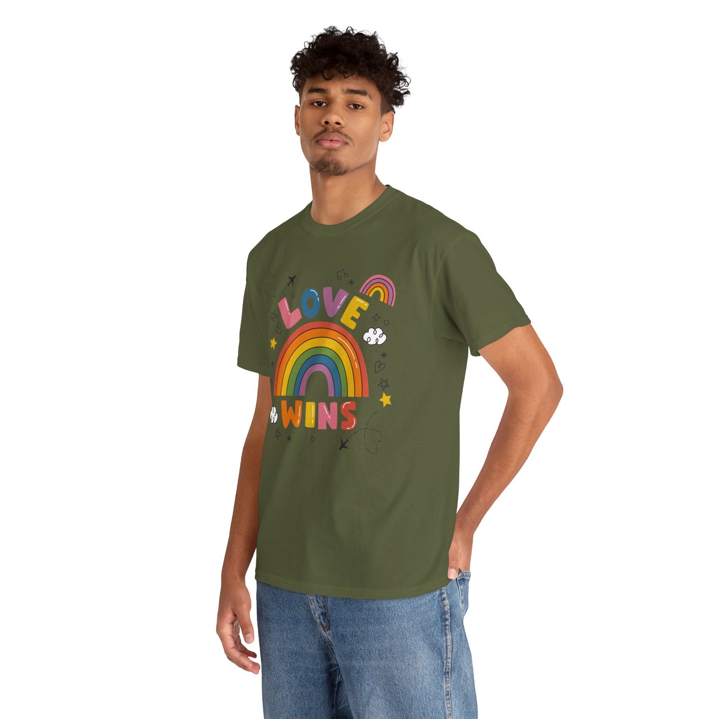 Love Wins Pride Month Unisex Cotton T-Shirt