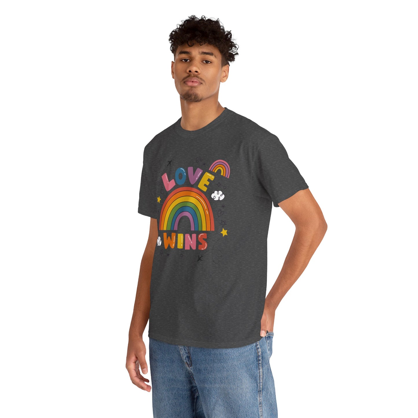 Love Wins Pride Month Unisex Cotton T-Shirt