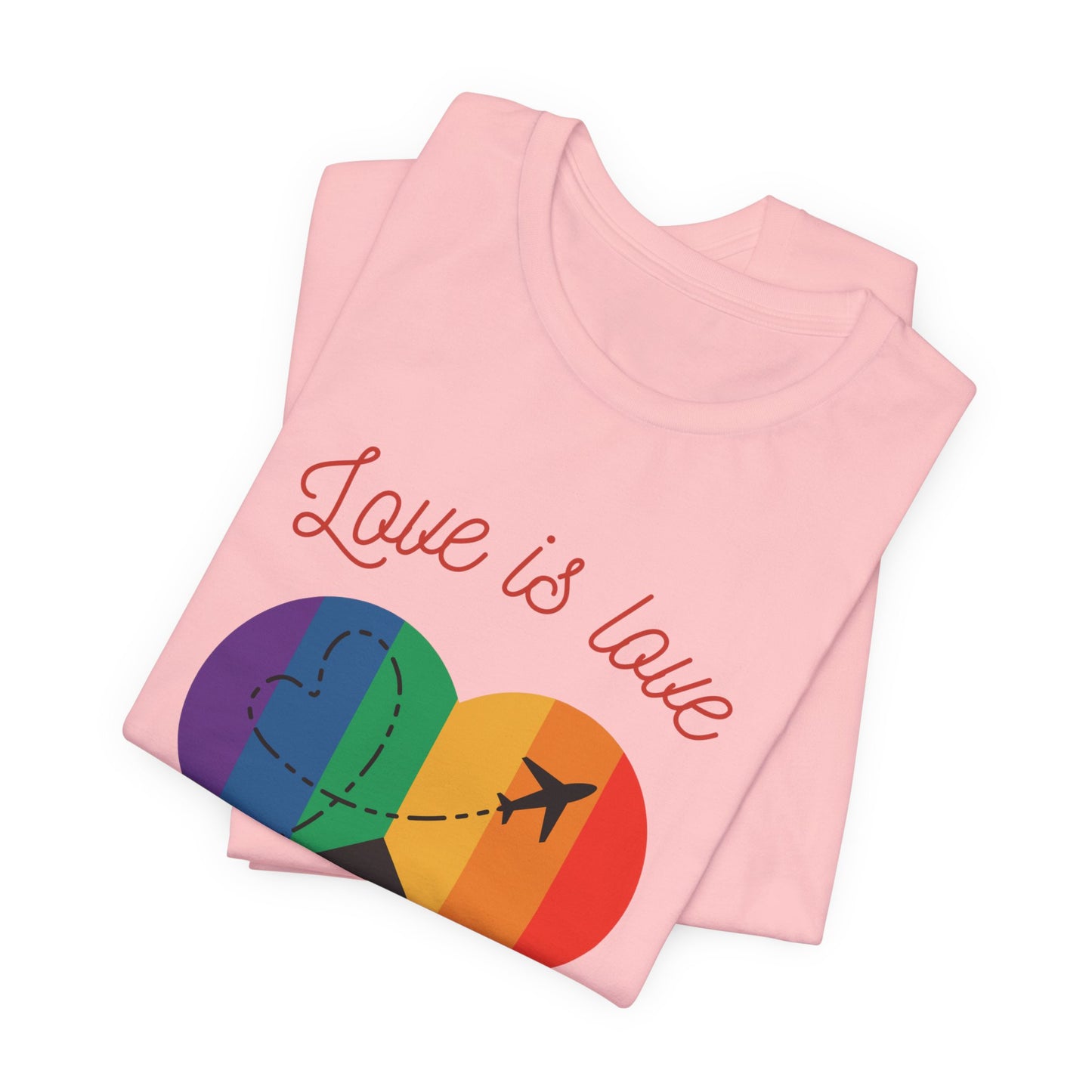 Love is Love Pride Month Unisex Jersey Short Sleeve T-Shirt