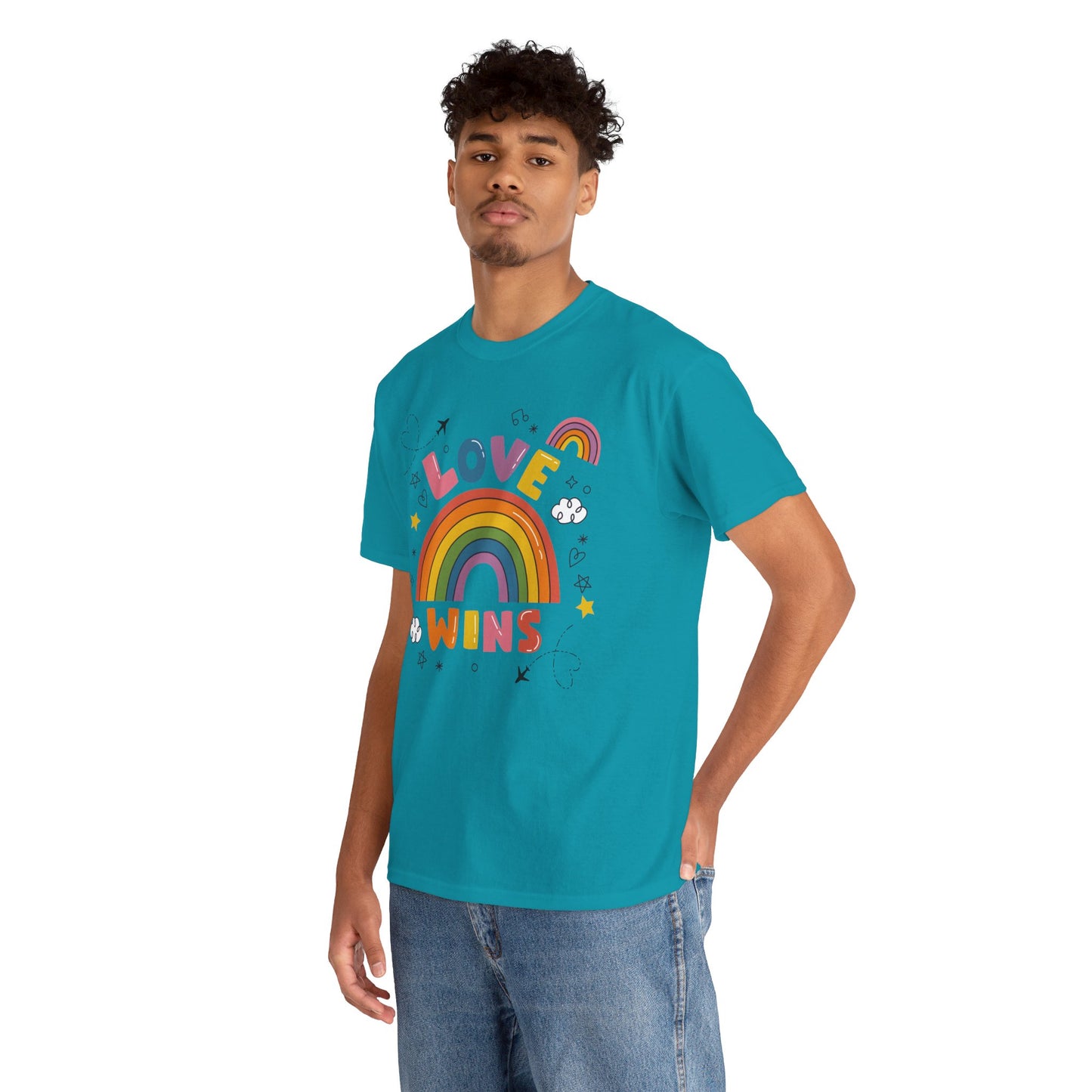 Love Wins Pride Month Unisex Cotton T-Shirt