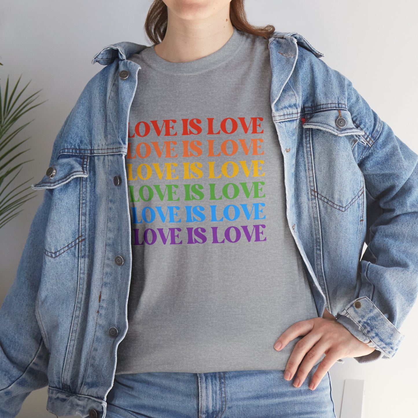 Love is Love Pride Month Unisex Cotton T-Shirt