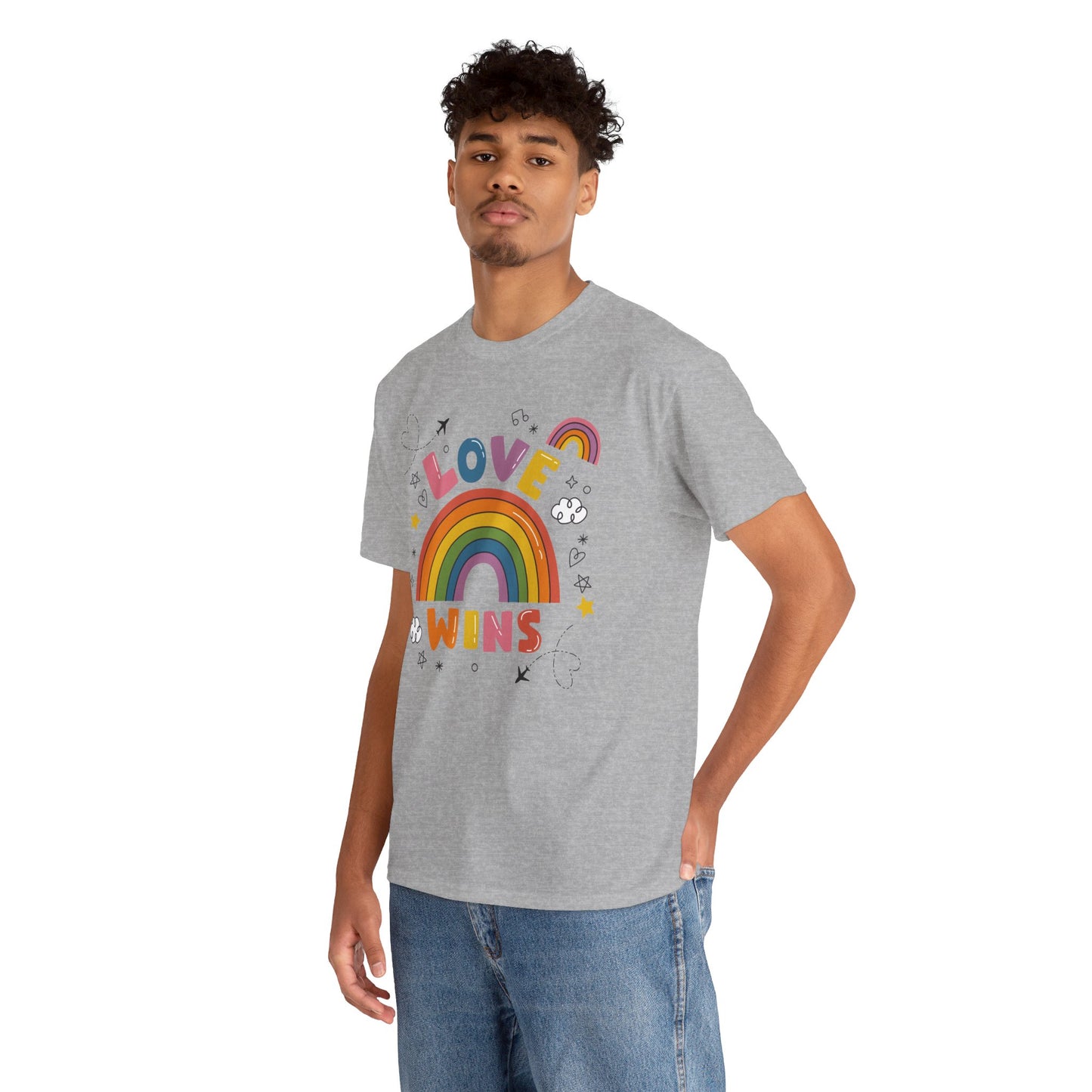 Love Wins Pride Month Unisex Cotton T-Shirt