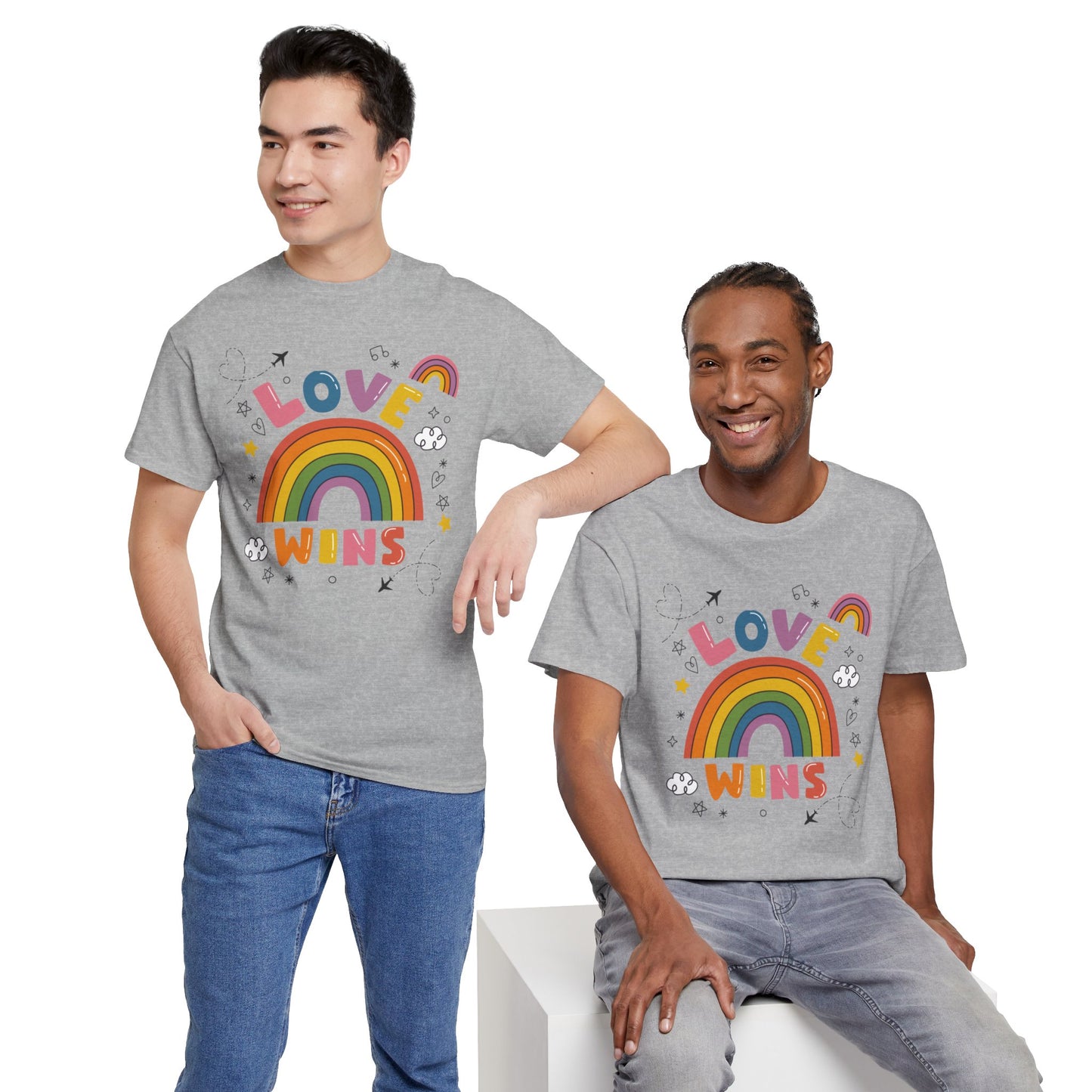 Love Wins Pride Month Unisex Cotton T-Shirt