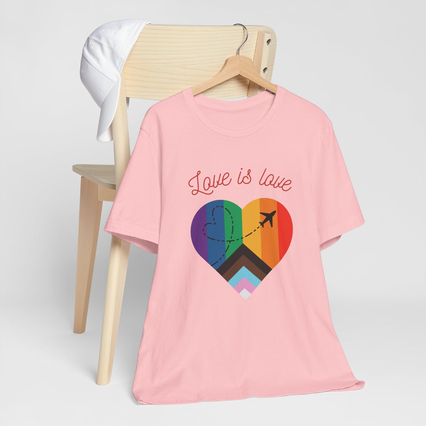 Love is Love Pride Month Unisex Jersey Short Sleeve T-Shirt