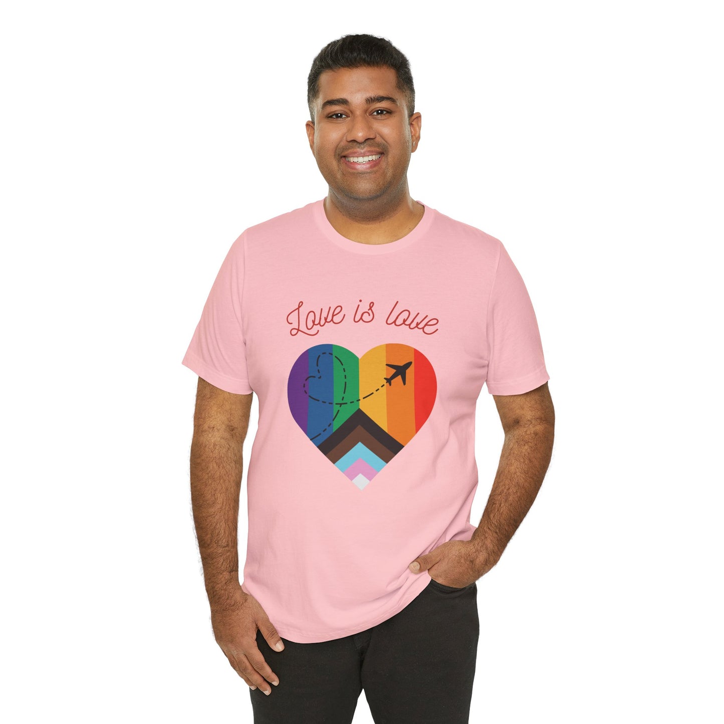 Love is Love Pride Month Unisex Jersey Short Sleeve T-Shirt