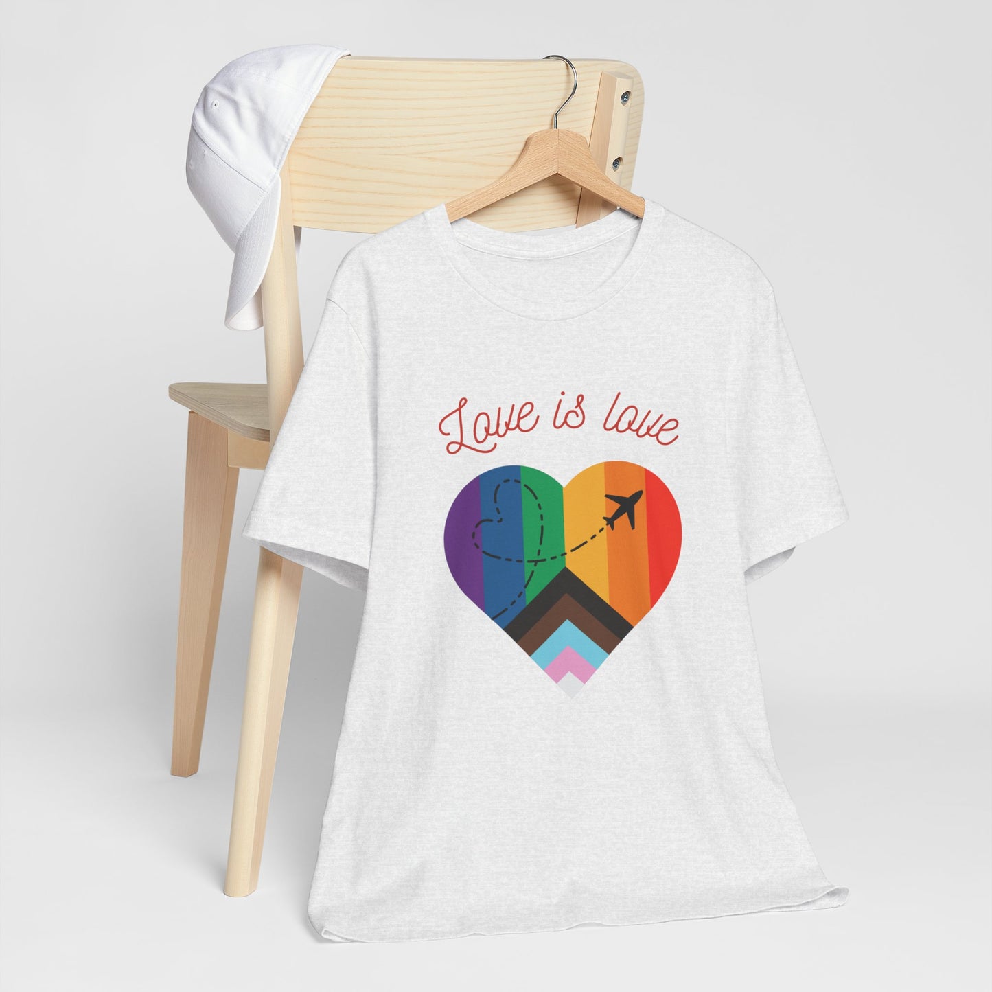 Love is Love Pride Month Unisex Jersey Short Sleeve T-Shirt