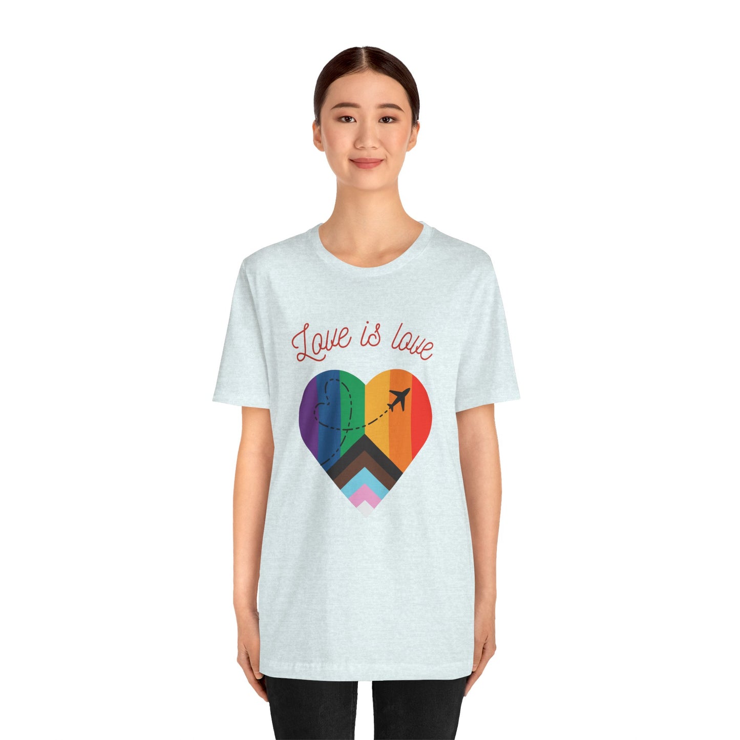 Love is Love Pride Month Unisex Jersey Short Sleeve T-Shirt