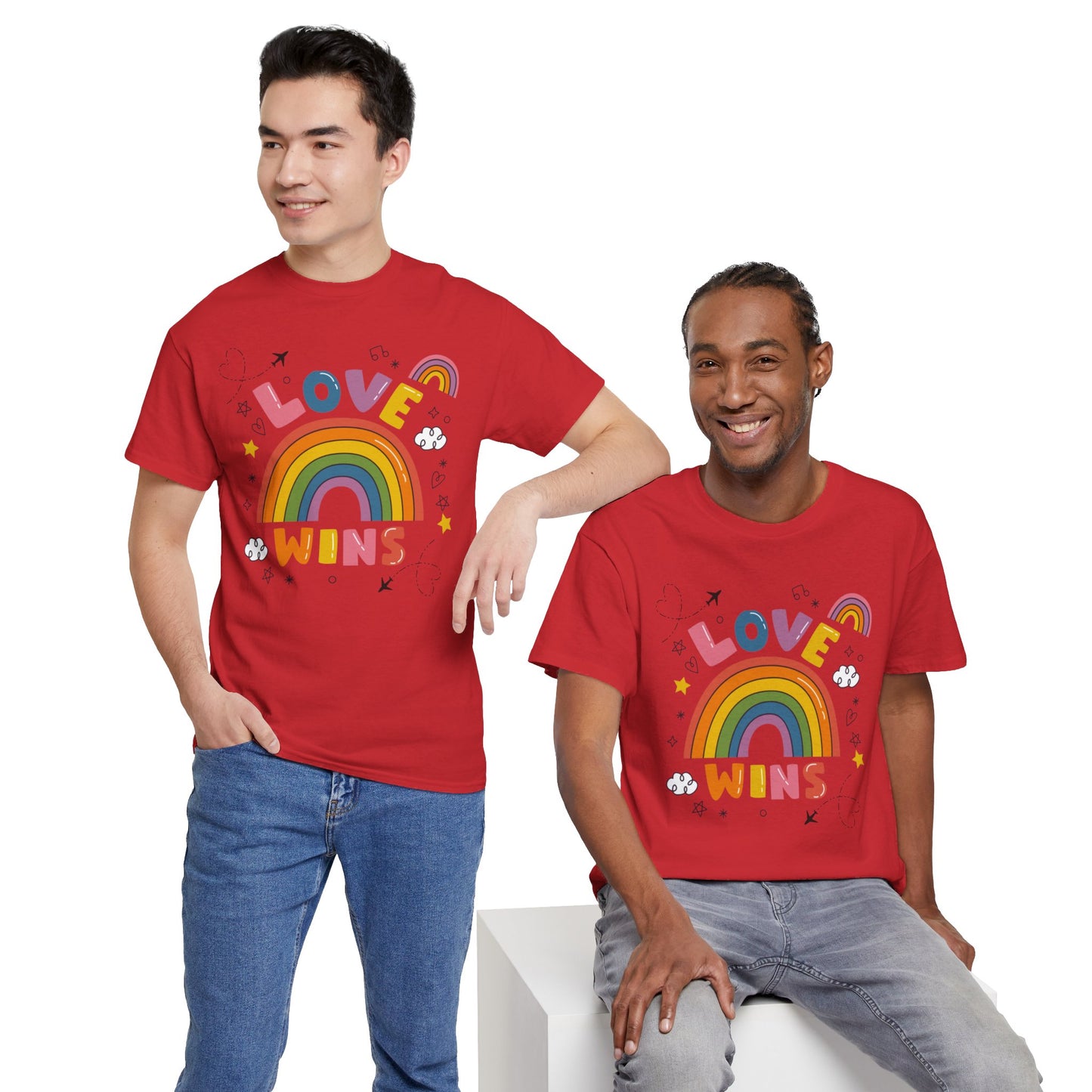 Love Wins Pride Month Unisex Cotton T-Shirt