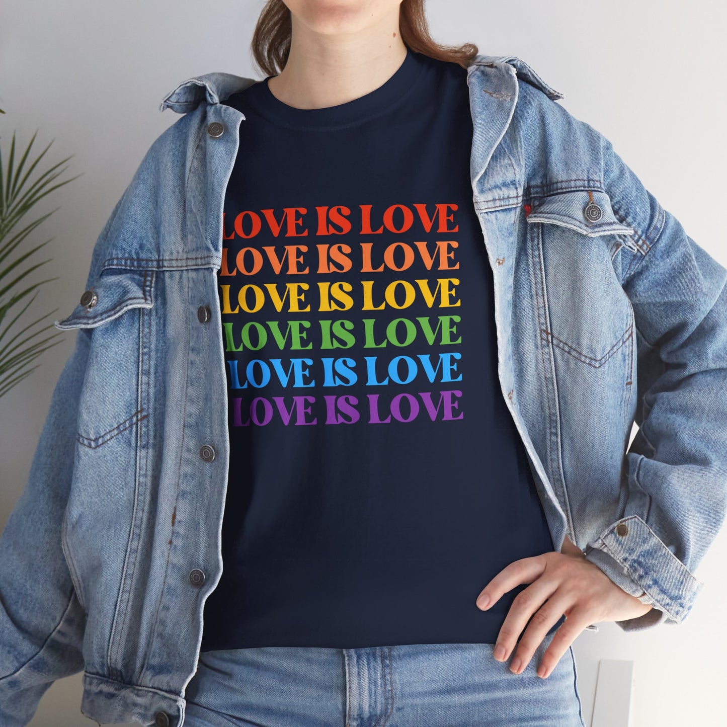 Love is Love Pride Month Unisex Cotton T-Shirt