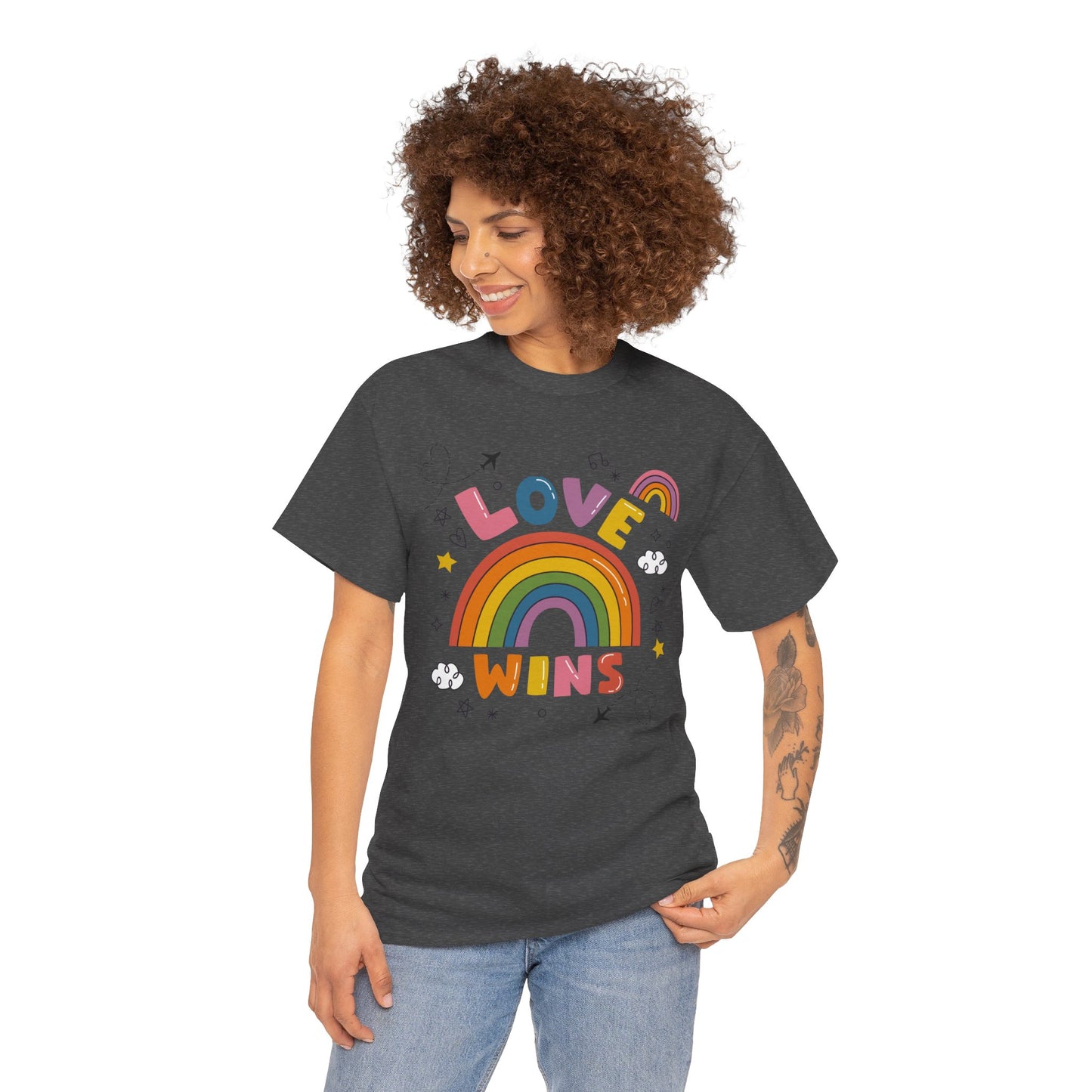 Love Wins Pride Month Unisex Cotton T-Shirt