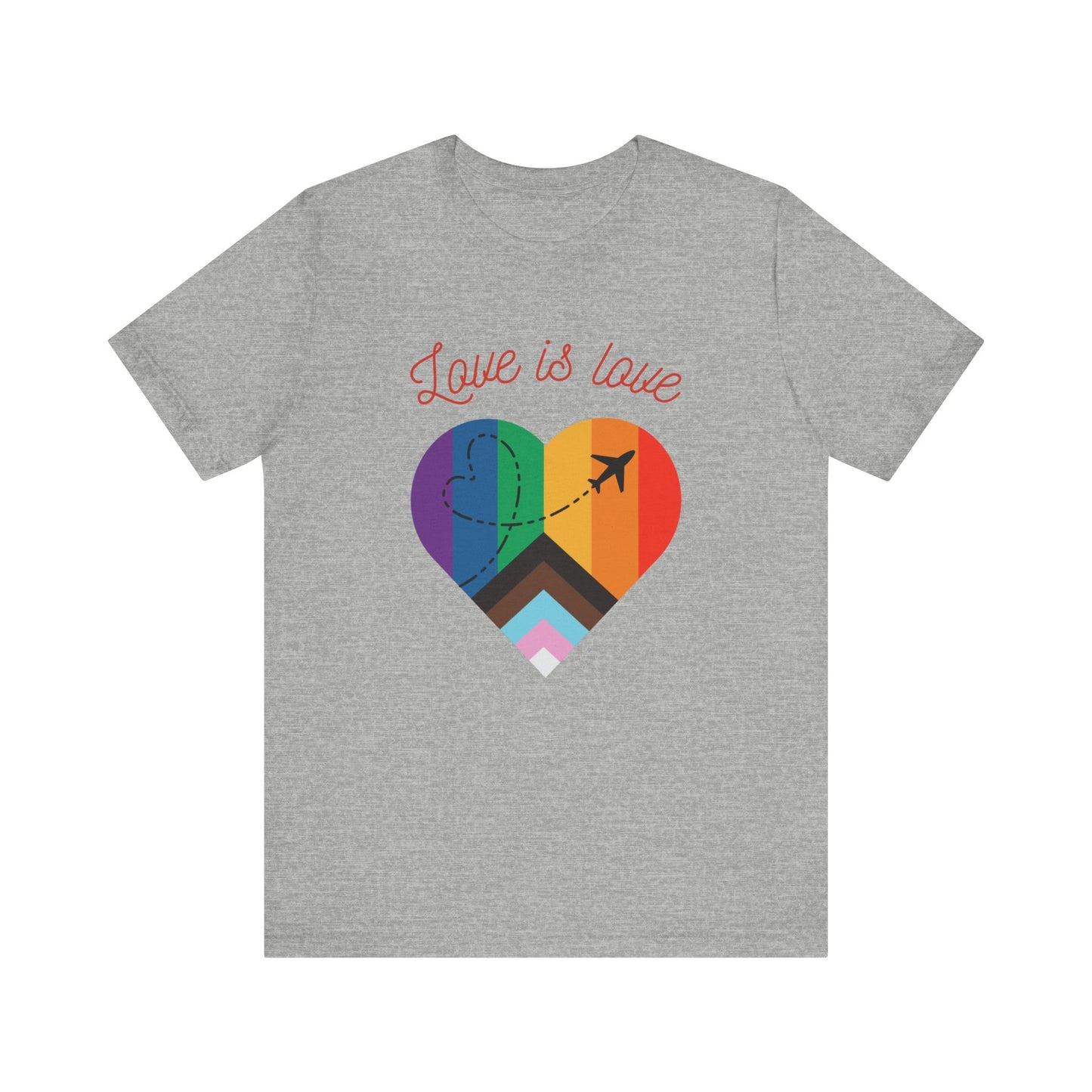 Love is Love Pride Month Unisex Jersey Short Sleeve T-Shirt