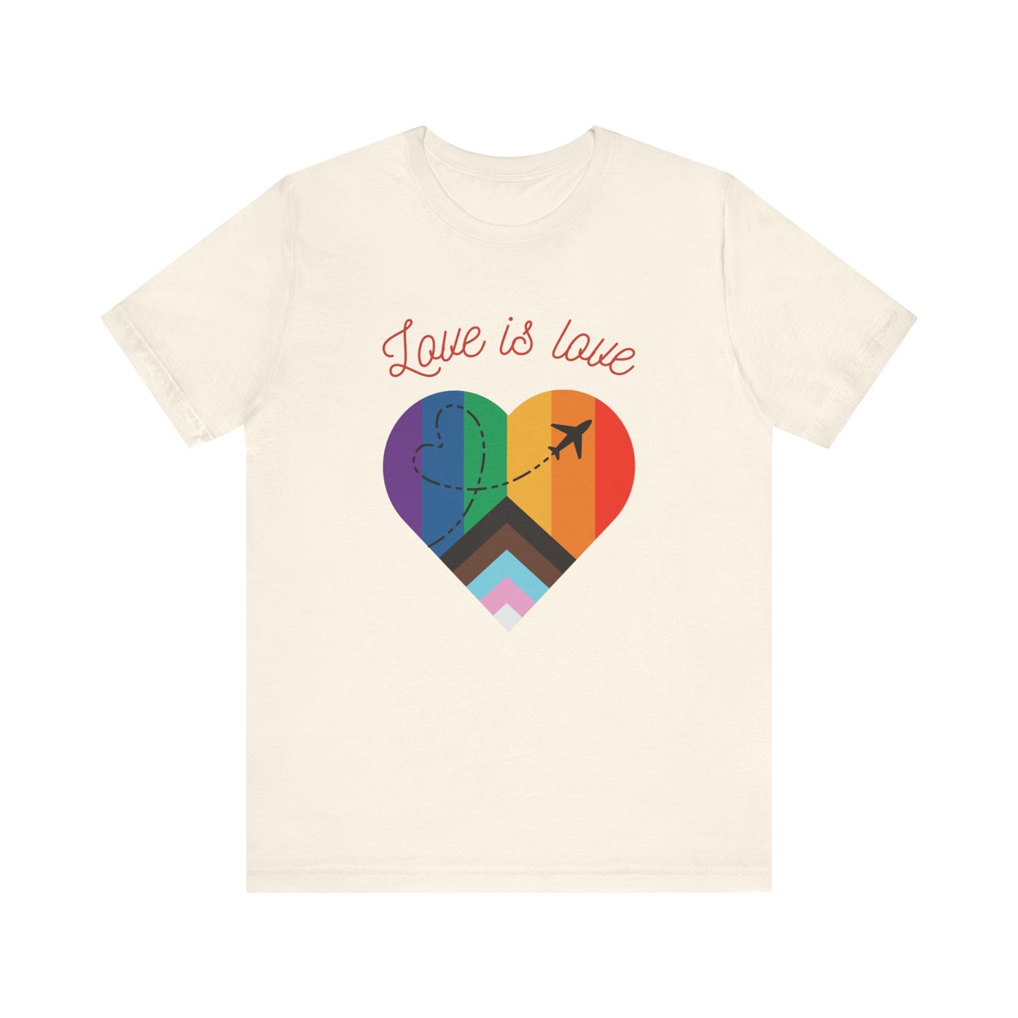 Love is Love Pride Month Unisex Jersey Short Sleeve T-Shirt