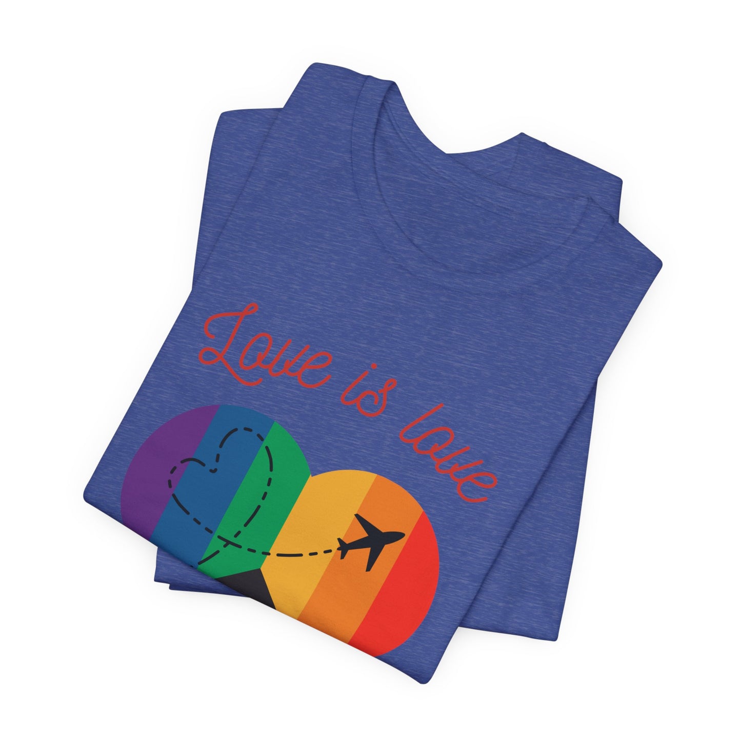 Love is Love Pride Month Unisex Jersey Short Sleeve T-Shirt