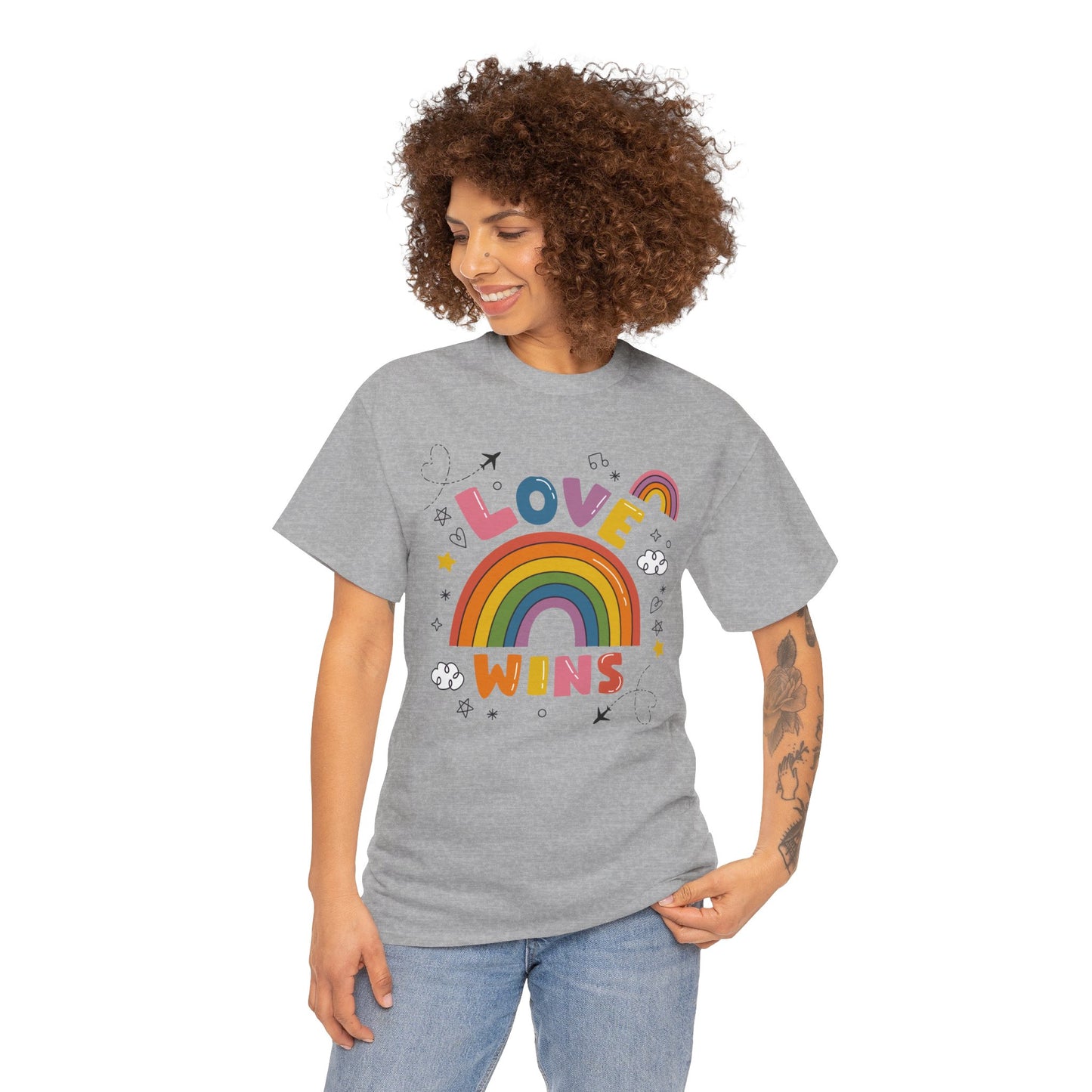 Love Wins Pride Month Unisex Cotton T-Shirt