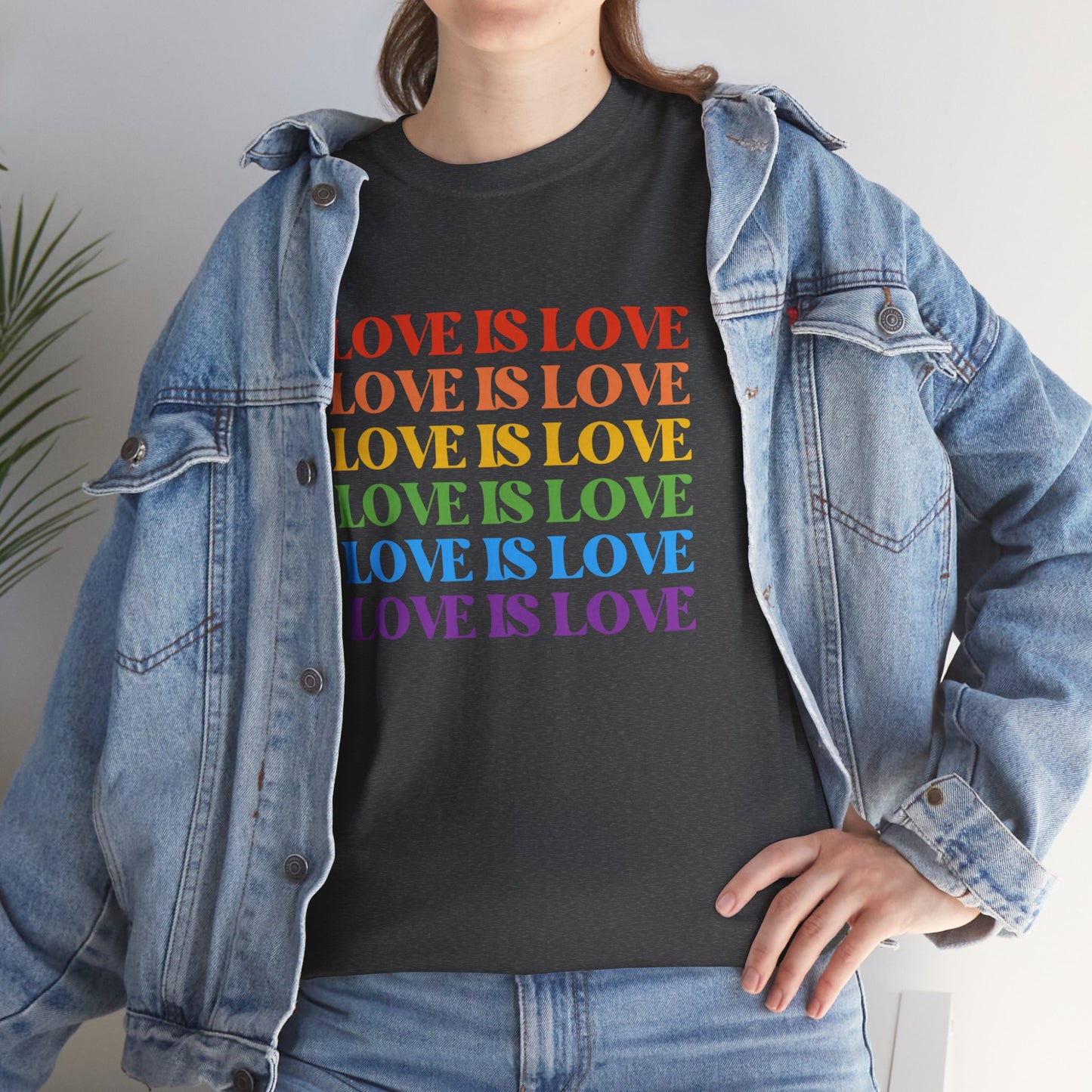 Love is Love Pride Month Unisex Cotton T-Shirt