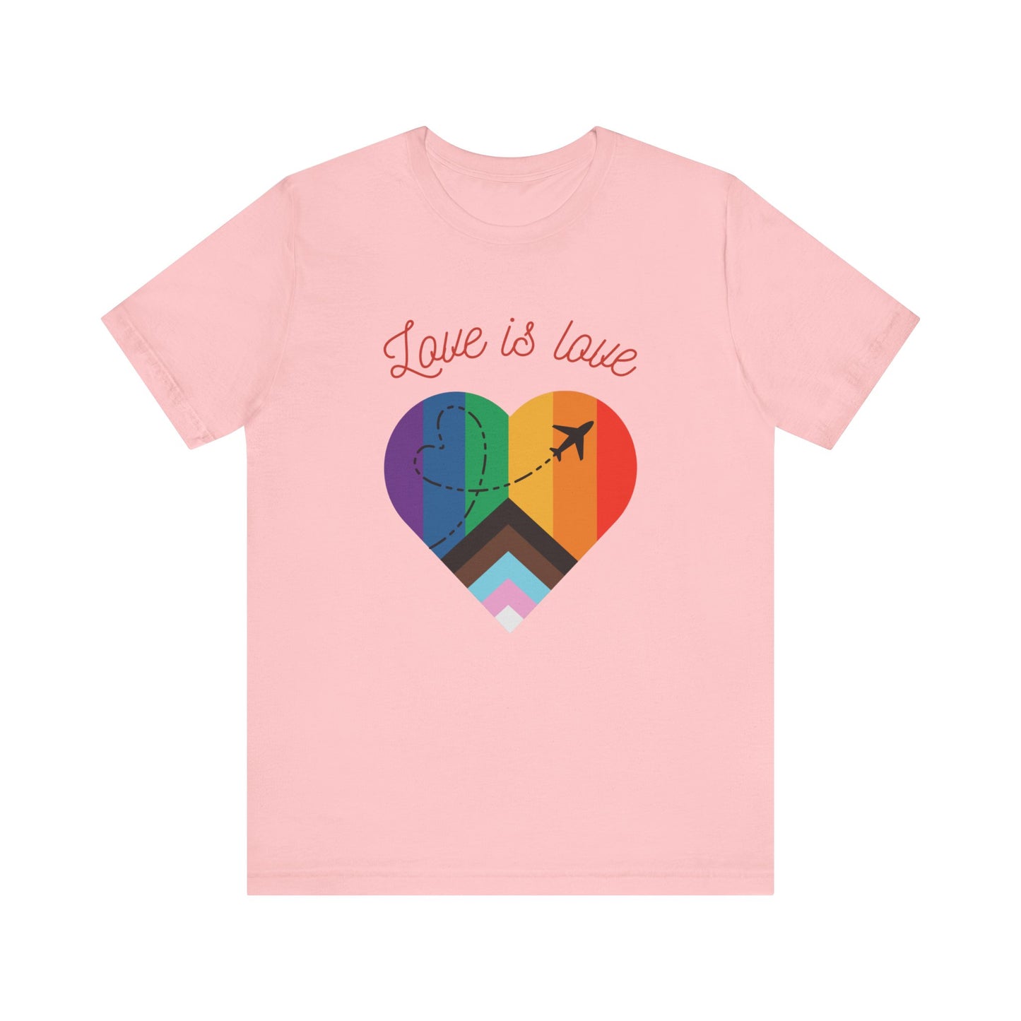 Love is Love Pride Month Unisex Jersey Short Sleeve T-Shirt