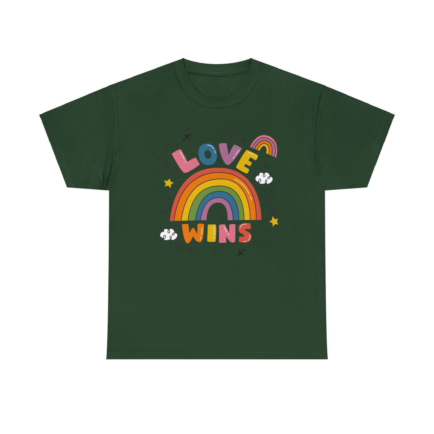 Love Wins Pride Month Unisex Cotton T-Shirt