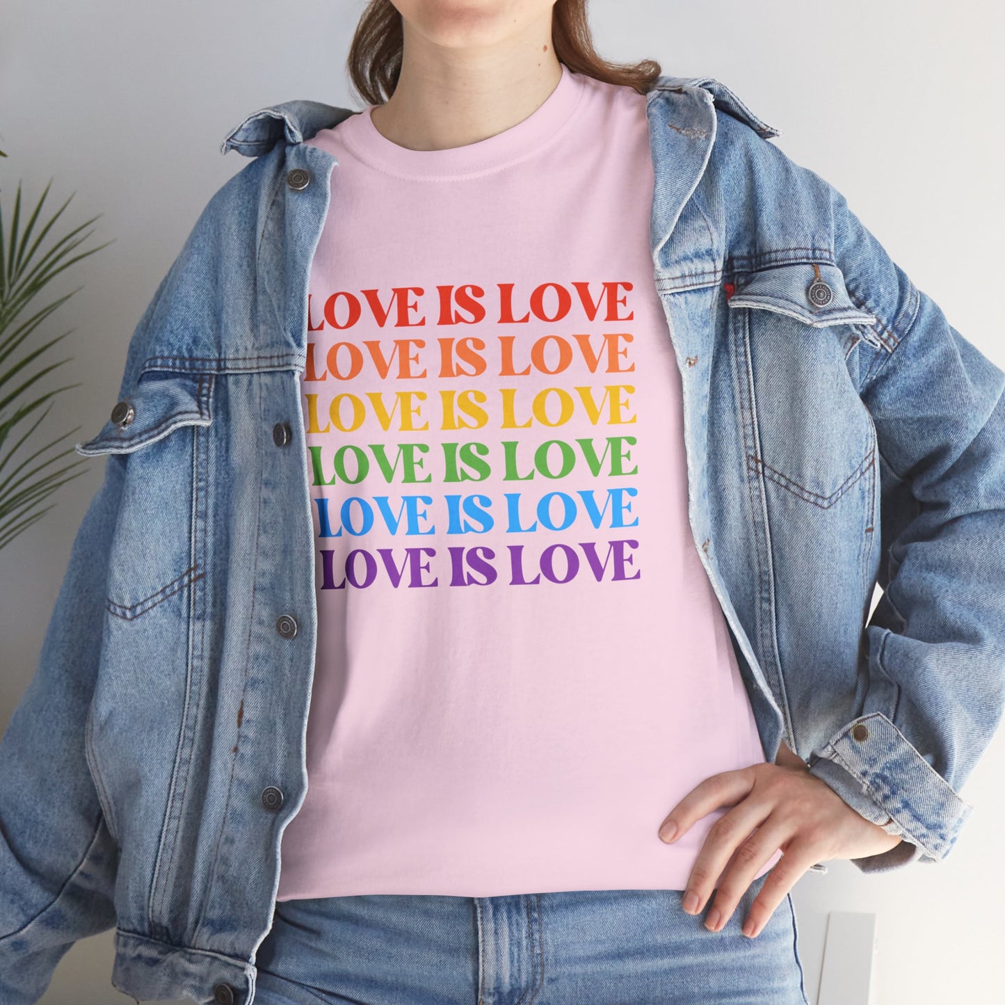 Love is Love Pride Month Unisex Cotton T-Shirt