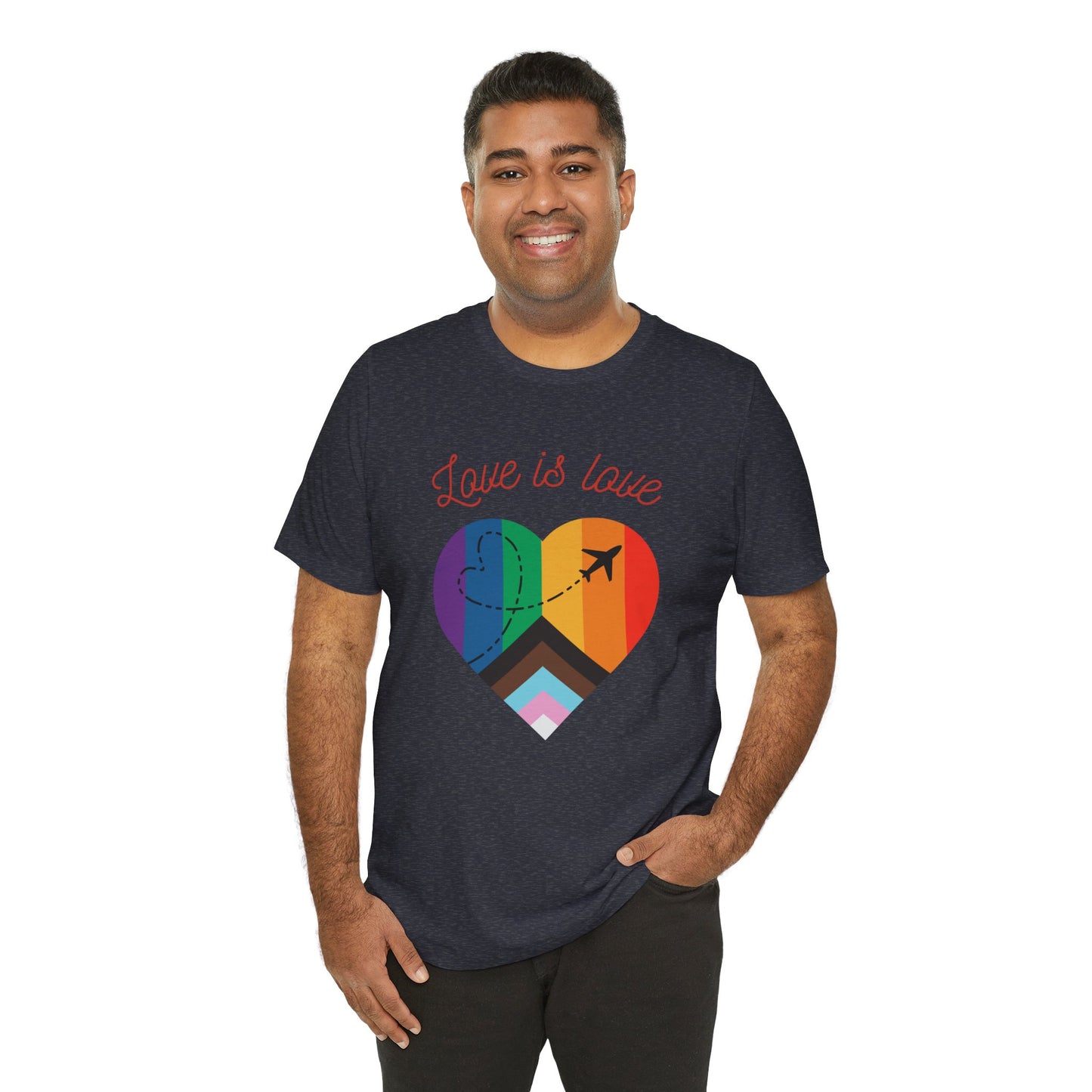 Love is Love Pride Month Unisex Jersey Short Sleeve T-Shirt