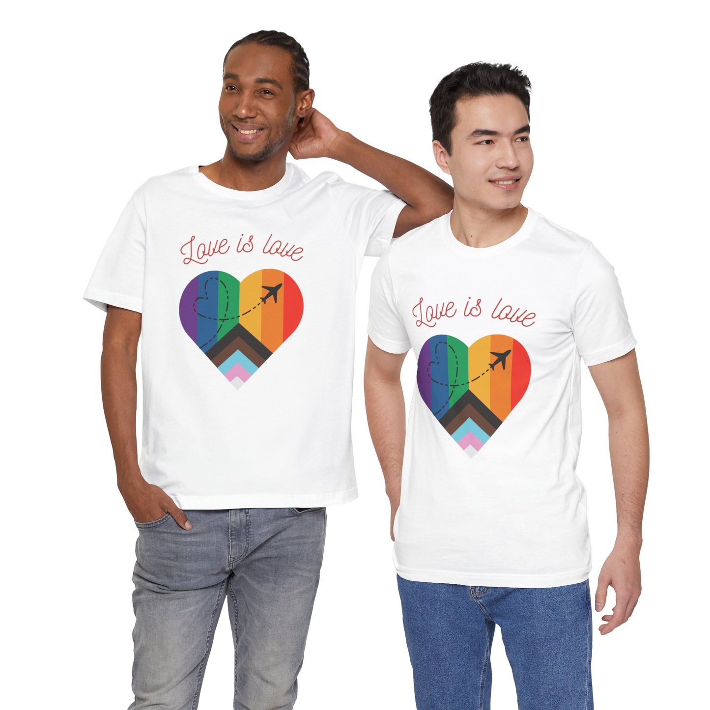 Love is Love Pride Month Unisex Jersey Short Sleeve T-Shirt