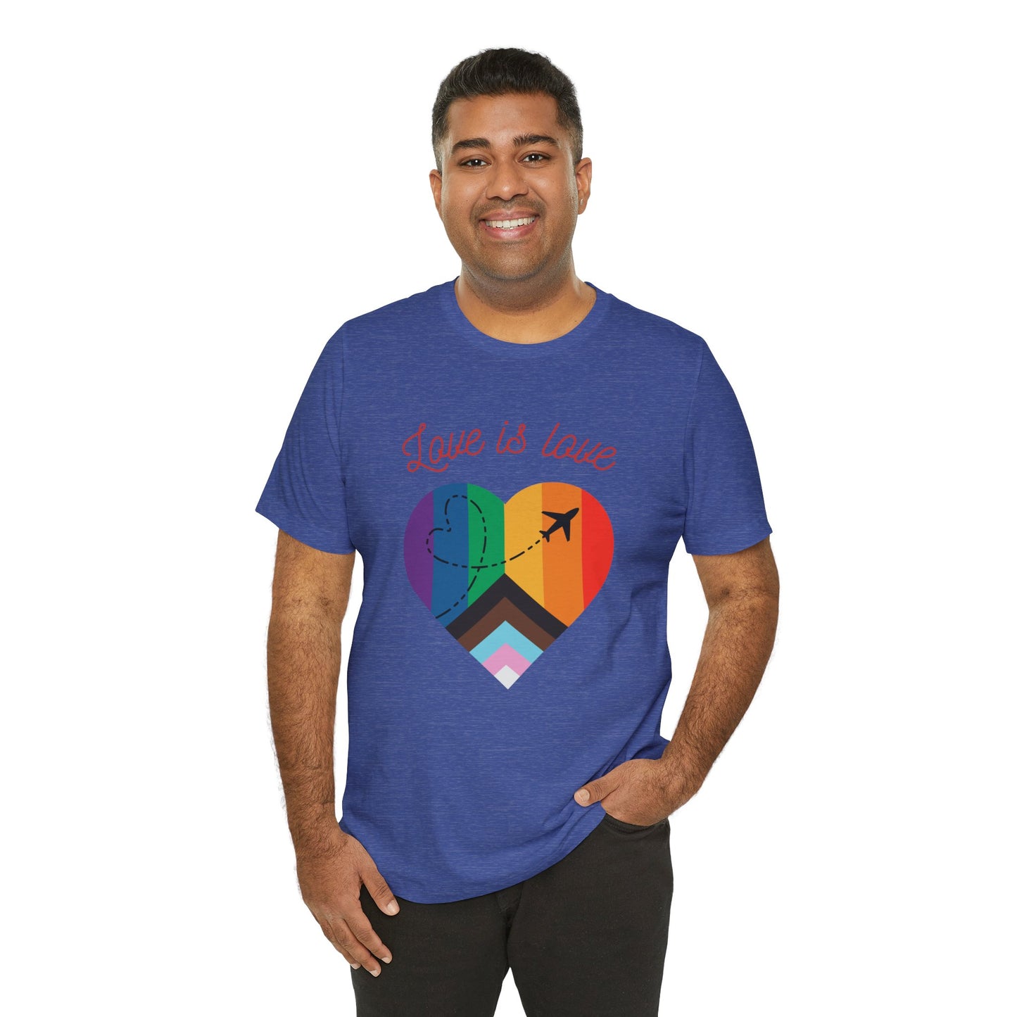 Love is Love Pride Month Unisex Jersey Short Sleeve T-Shirt