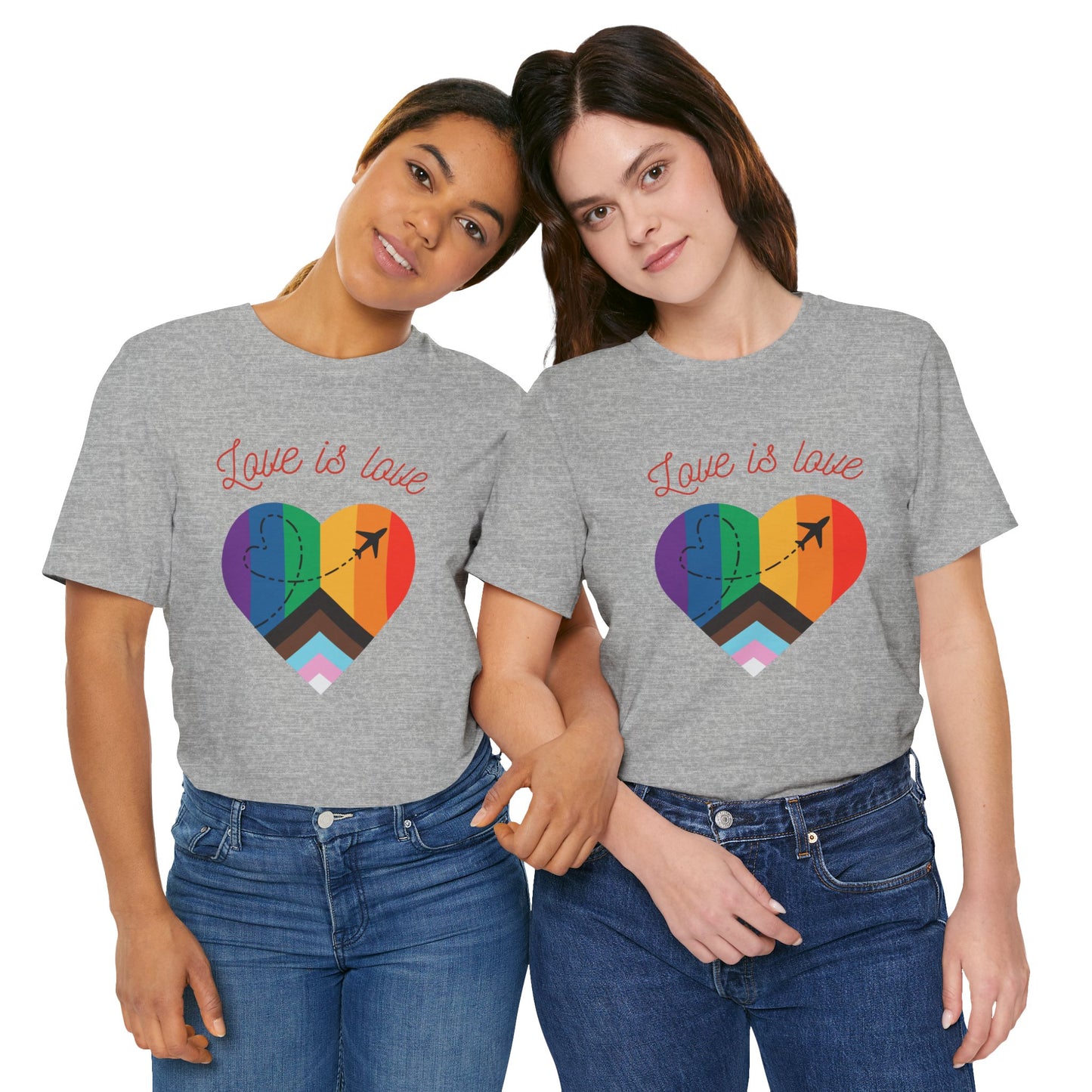 Love is Love Pride Month Unisex Jersey Short Sleeve T-Shirt