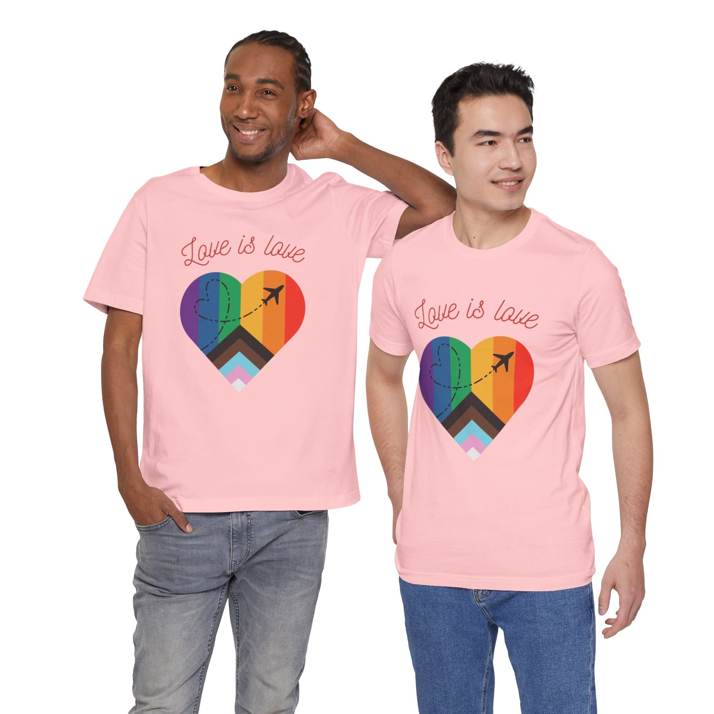 Love is Love Pride Month Unisex Jersey Short Sleeve T-Shirt