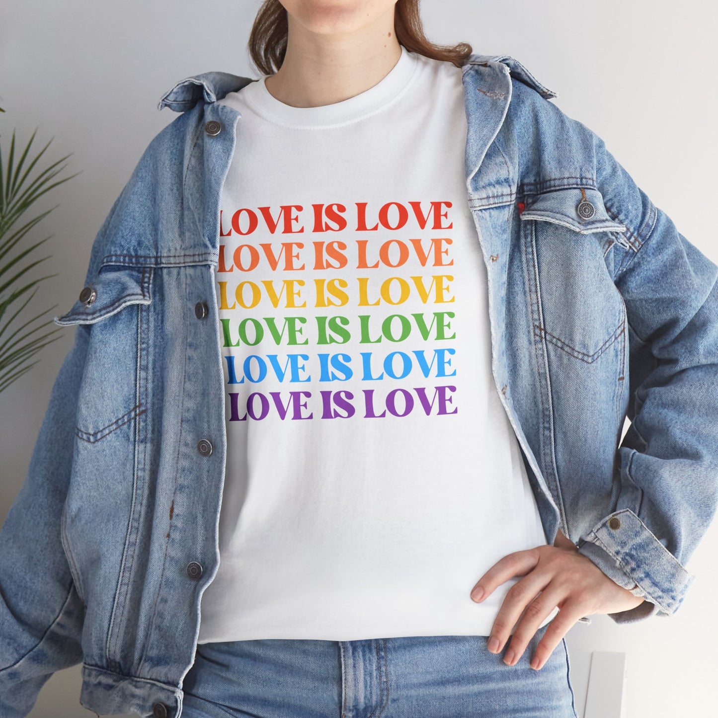 Love is Love Pride Month Unisex Cotton T-Shirt