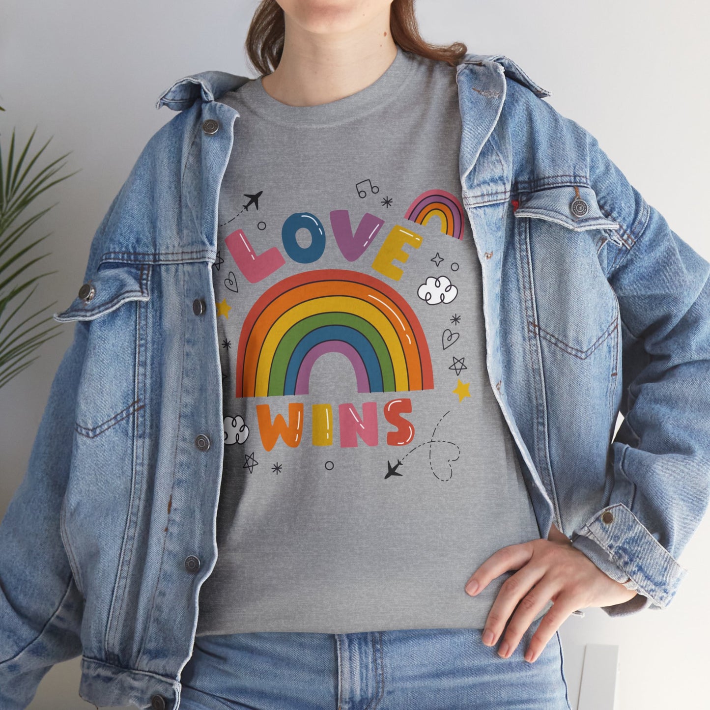 Love Wins Pride Month Unisex Cotton T-Shirt