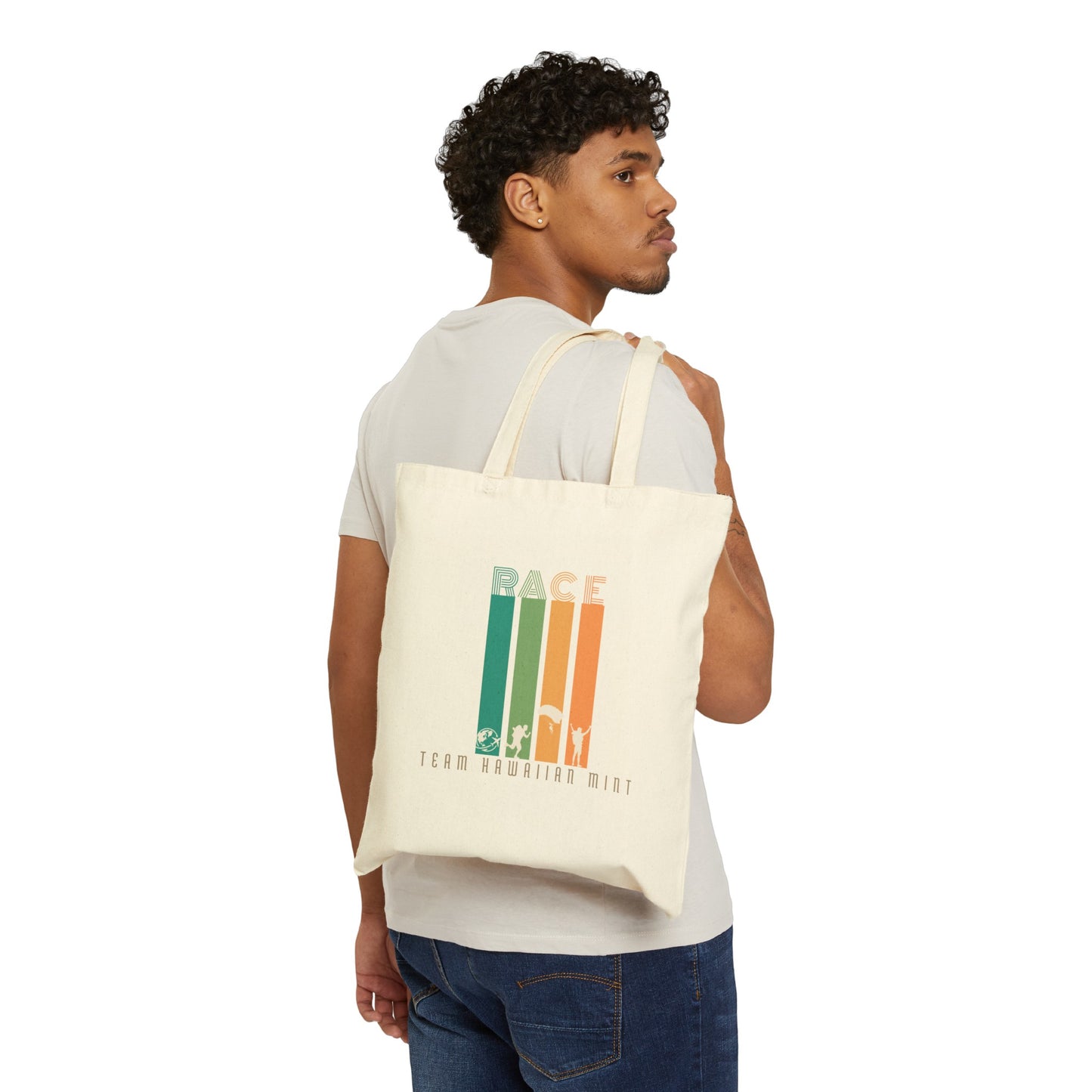 Team Hawaiian Mint Cotton Canvas Tote Bag