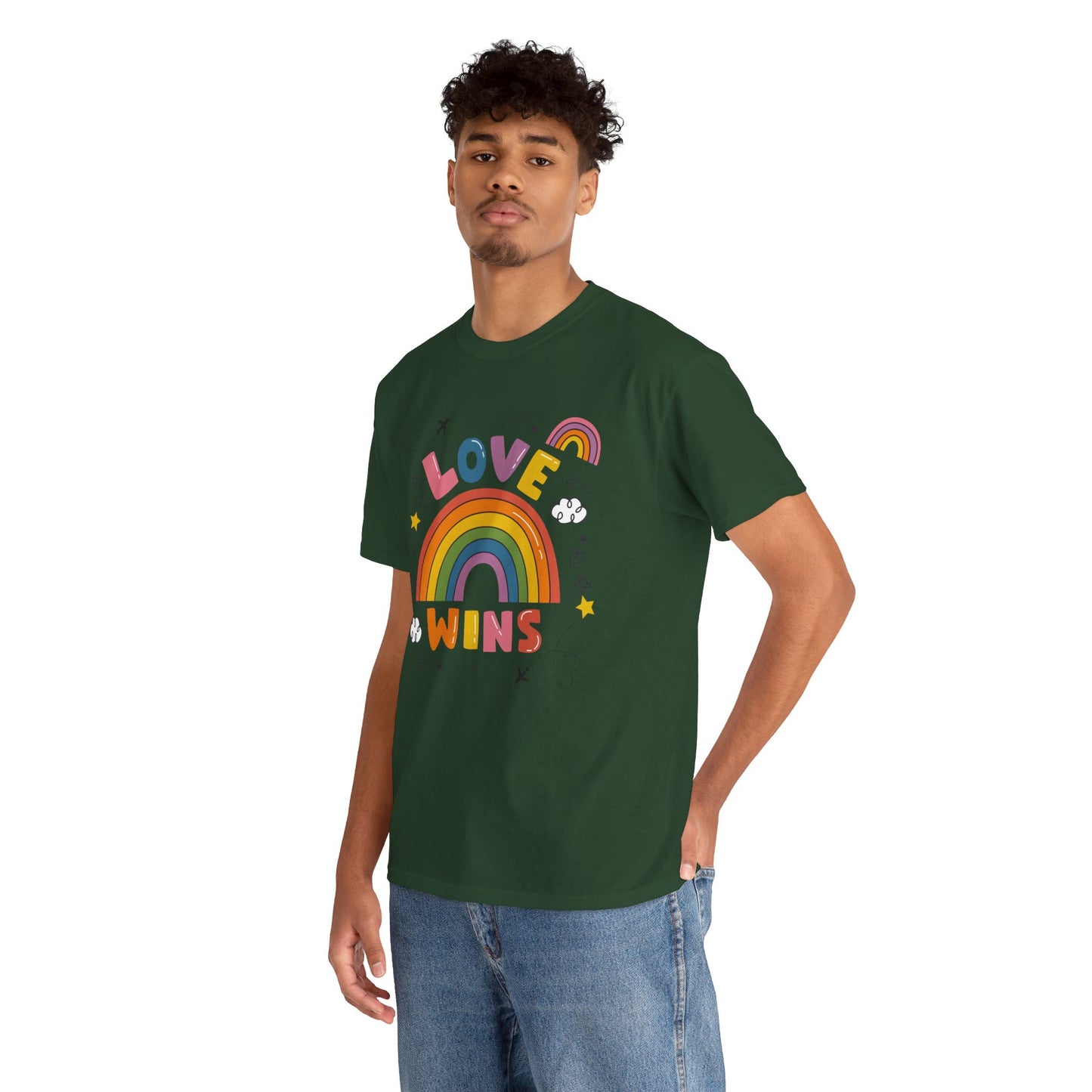 Love Wins Pride Month Unisex Cotton T-Shirt