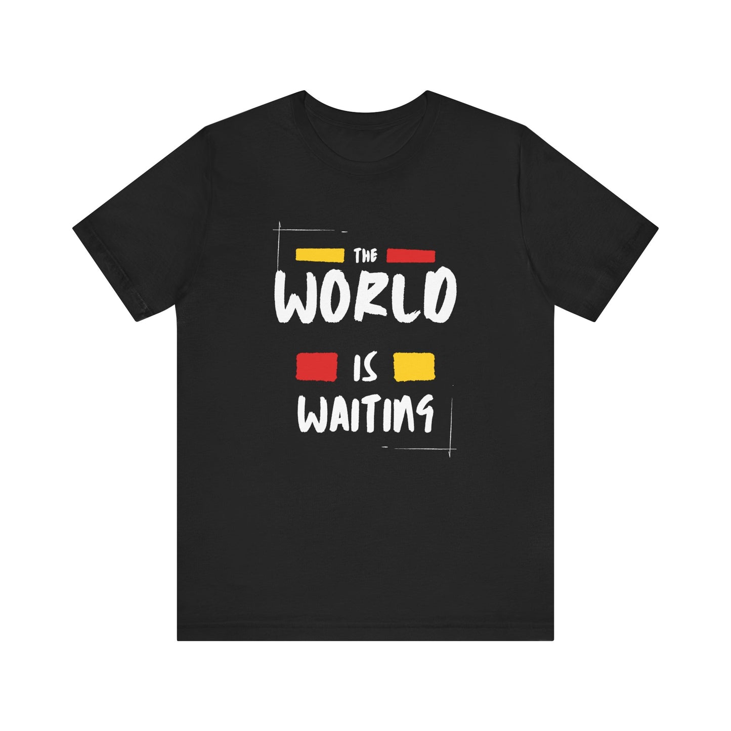 The World is Waiting Unisex Jersey Short Sleeve Tee