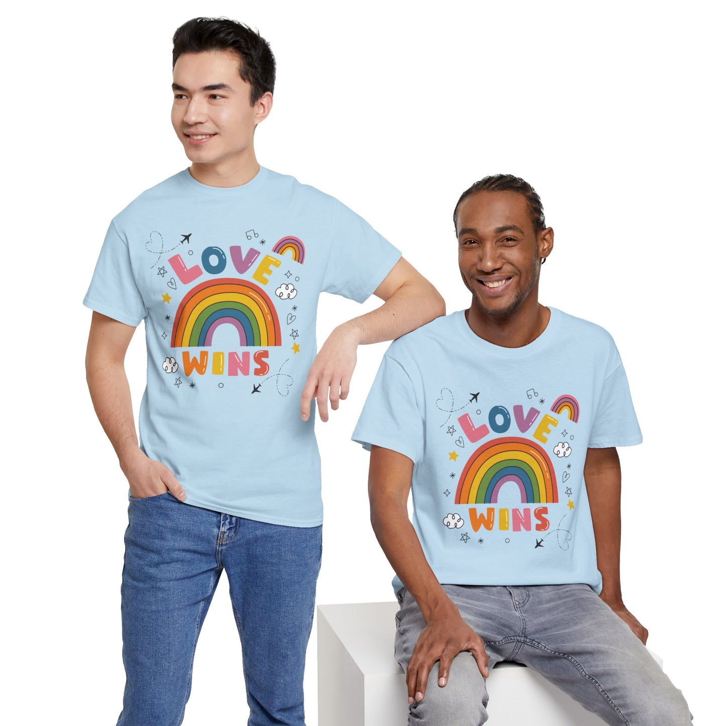 Love Wins Pride Month Unisex Cotton T-Shirt