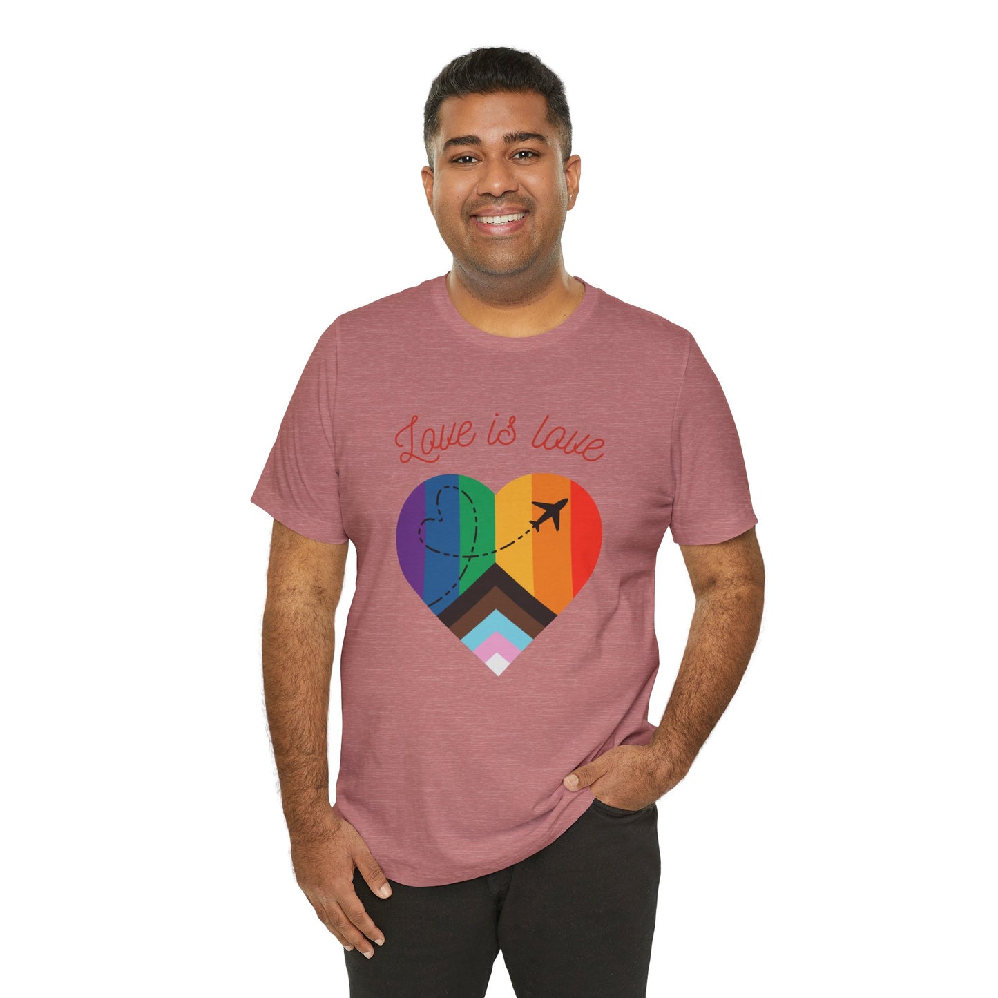 Love is Love Pride Month Unisex Jersey Short Sleeve T-Shirt