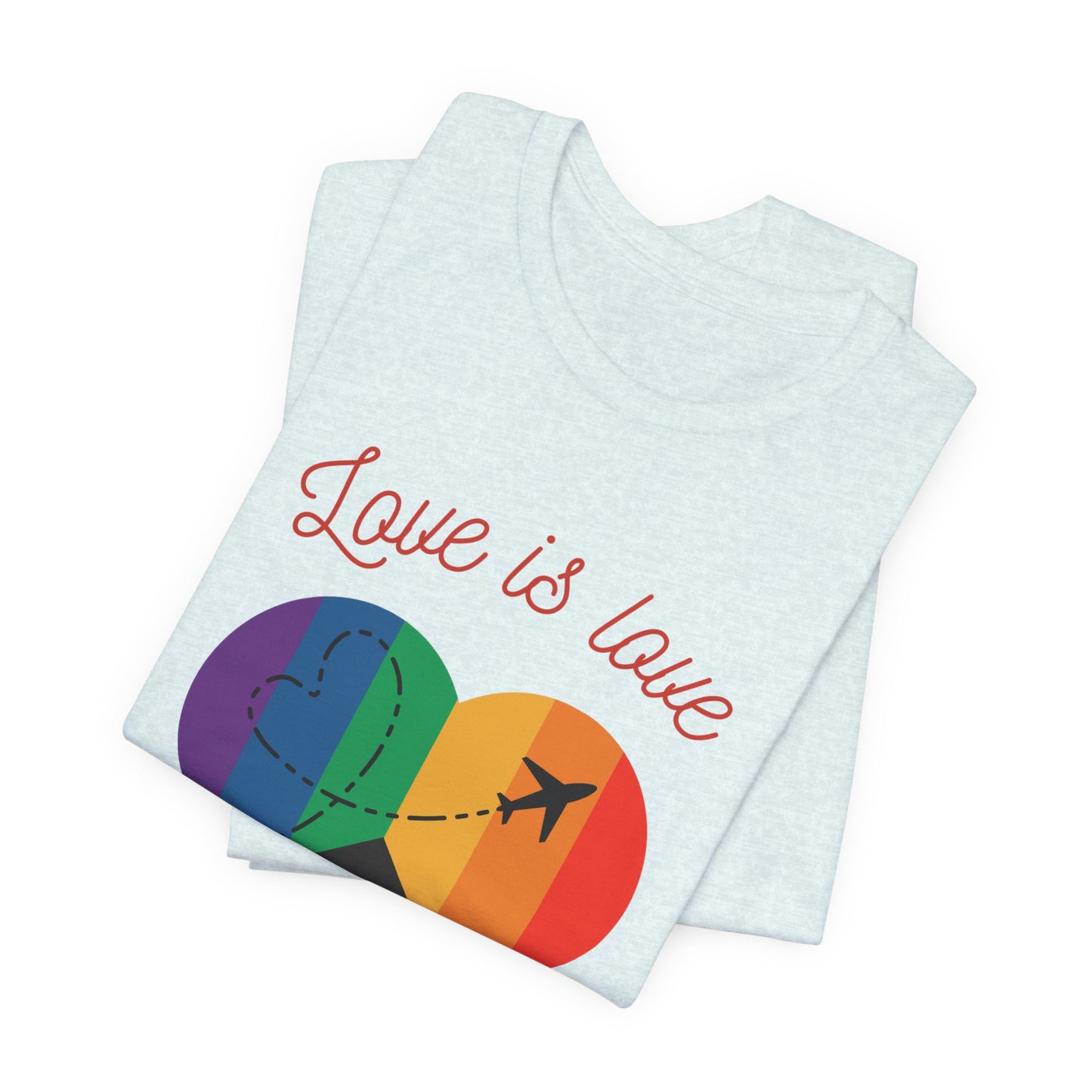 Love is Love Pride Month Unisex Jersey Short Sleeve T-Shirt