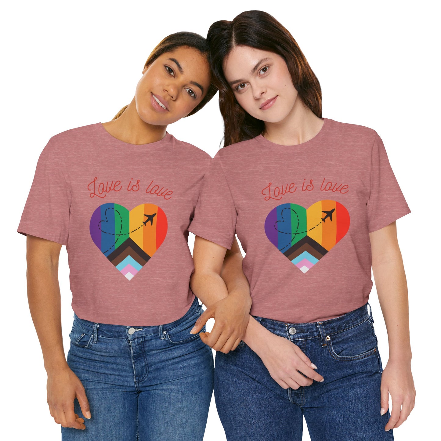 Love is Love Pride Month Unisex Jersey Short Sleeve T-Shirt