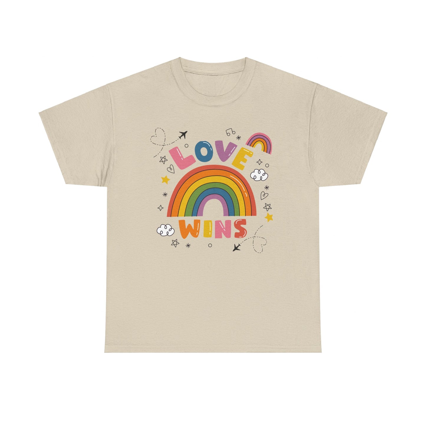 Love Wins Pride Month Unisex Cotton T-Shirt