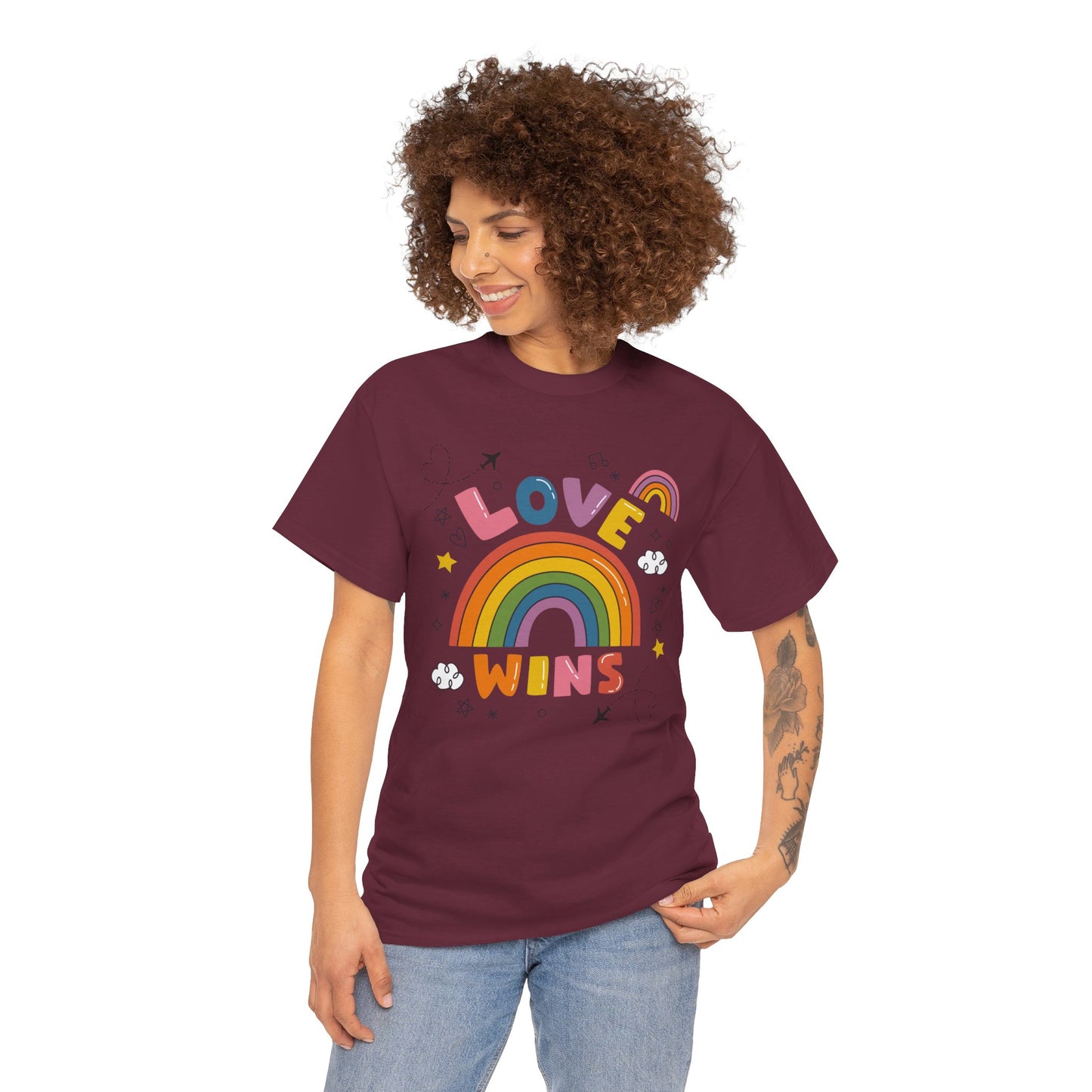 Love Wins Pride Month Unisex Cotton T-Shirt