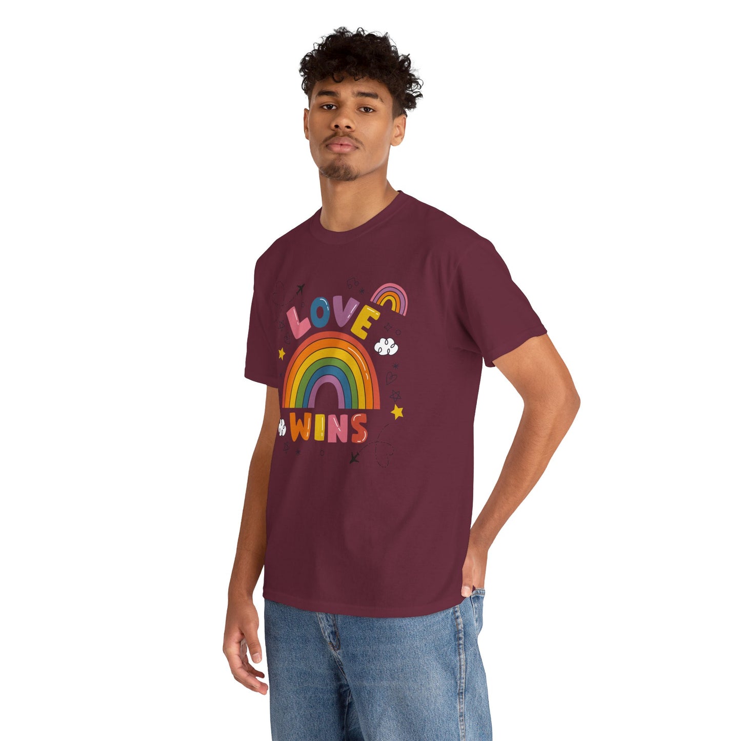 Love Wins Pride Month Unisex Cotton T-Shirt