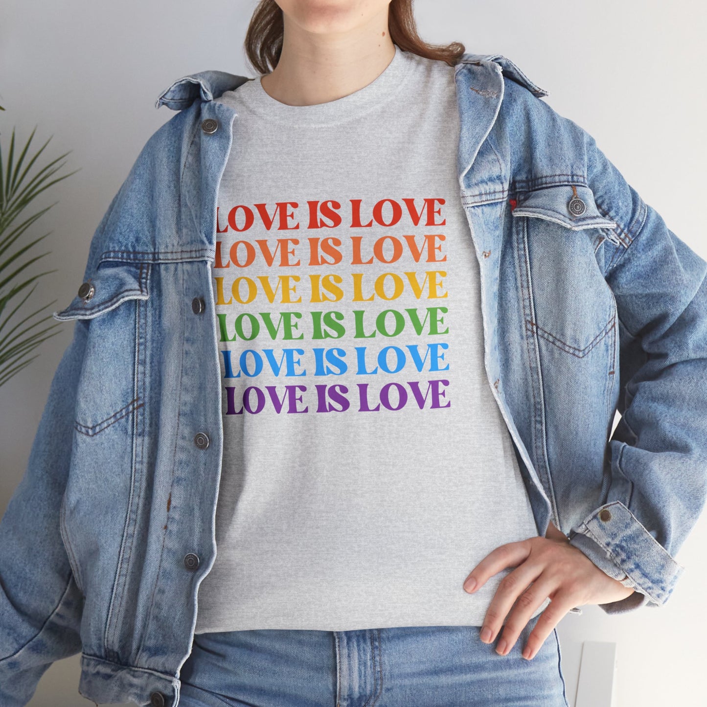 Love is Love Pride Month Unisex Cotton T-Shirt