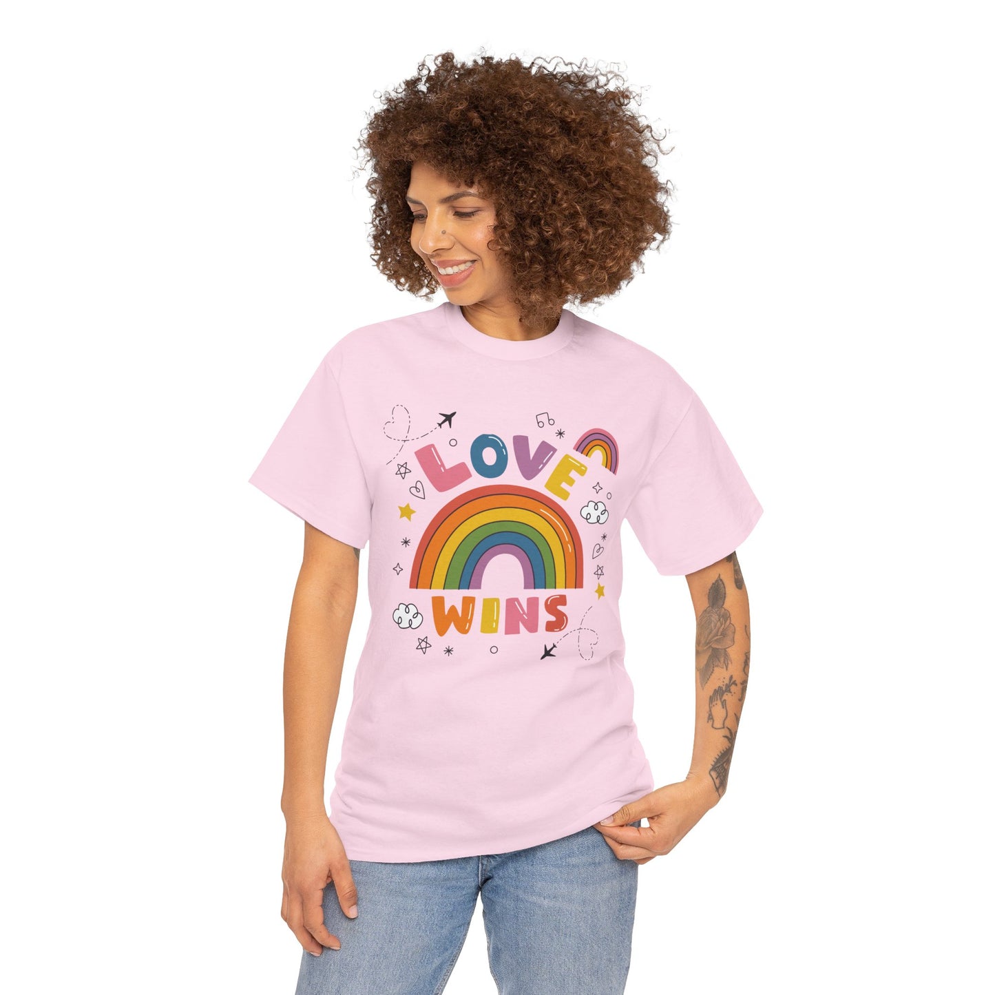 Love Wins Pride Month Unisex Cotton T-Shirt