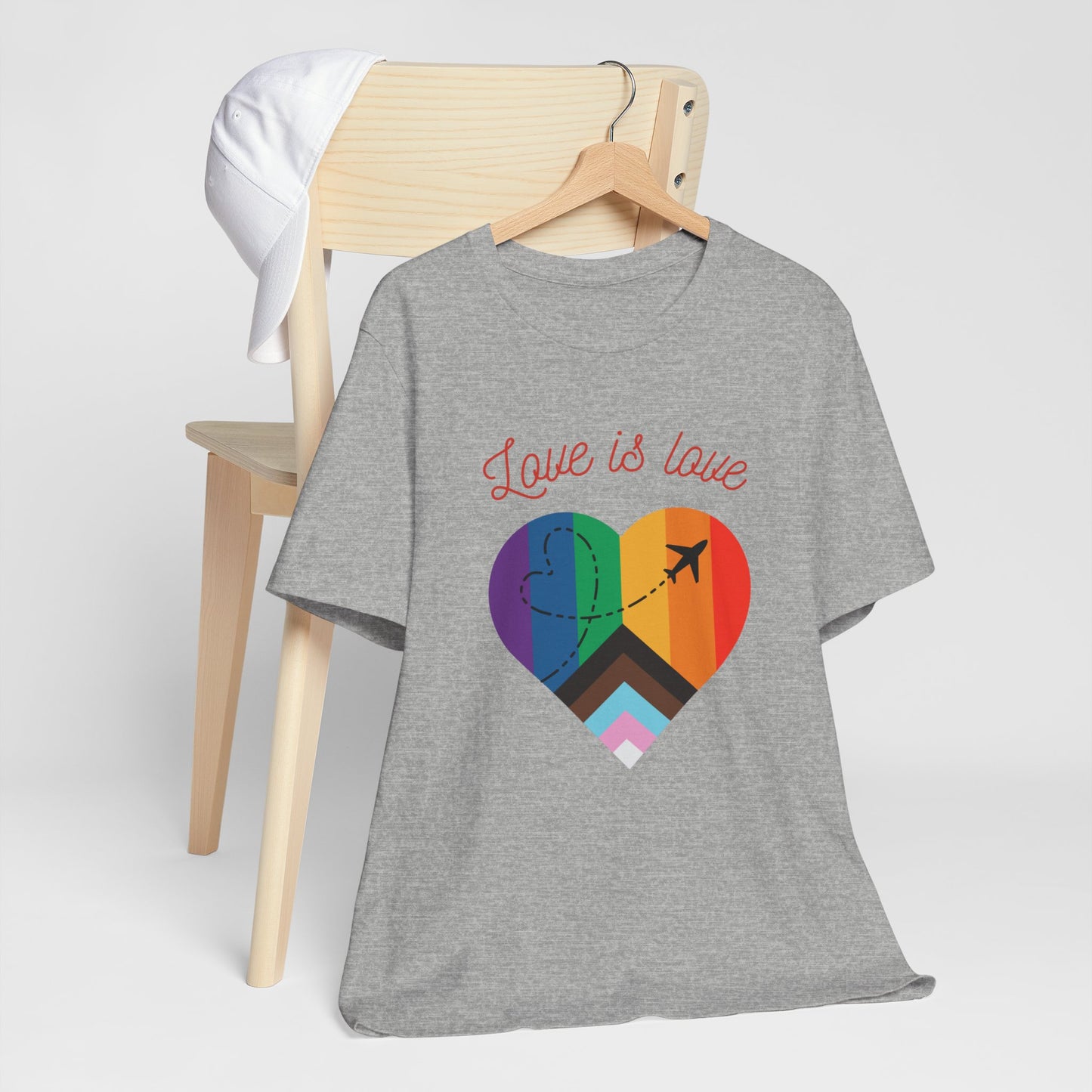 Love is Love Pride Month Unisex Jersey Short Sleeve T-Shirt