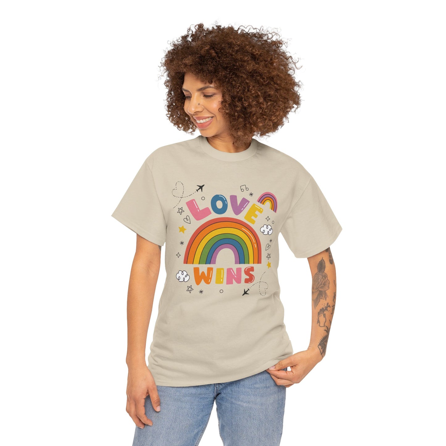 Love Wins Pride Month Unisex Cotton T-Shirt