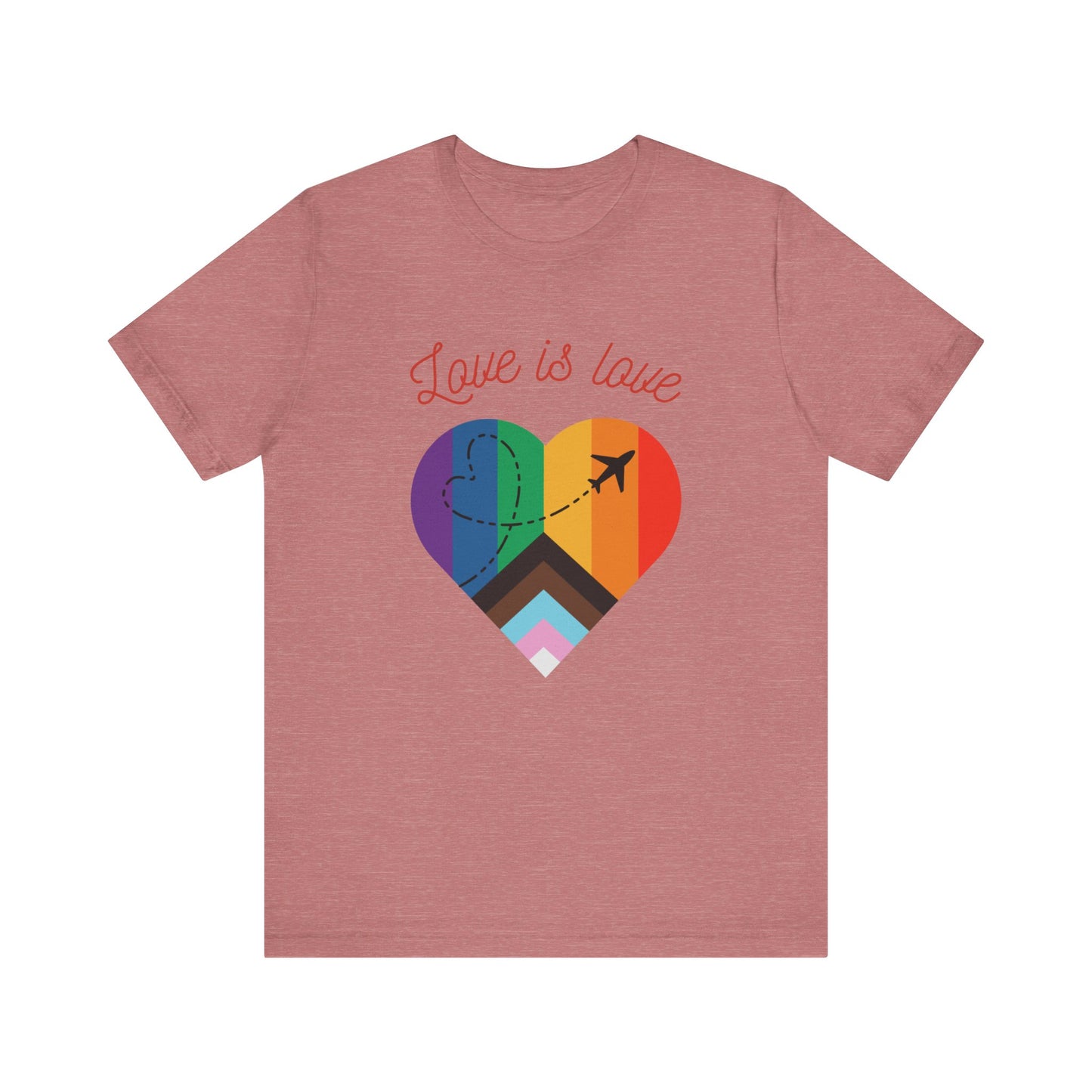 Love is Love Pride Month Unisex Jersey Short Sleeve T-Shirt